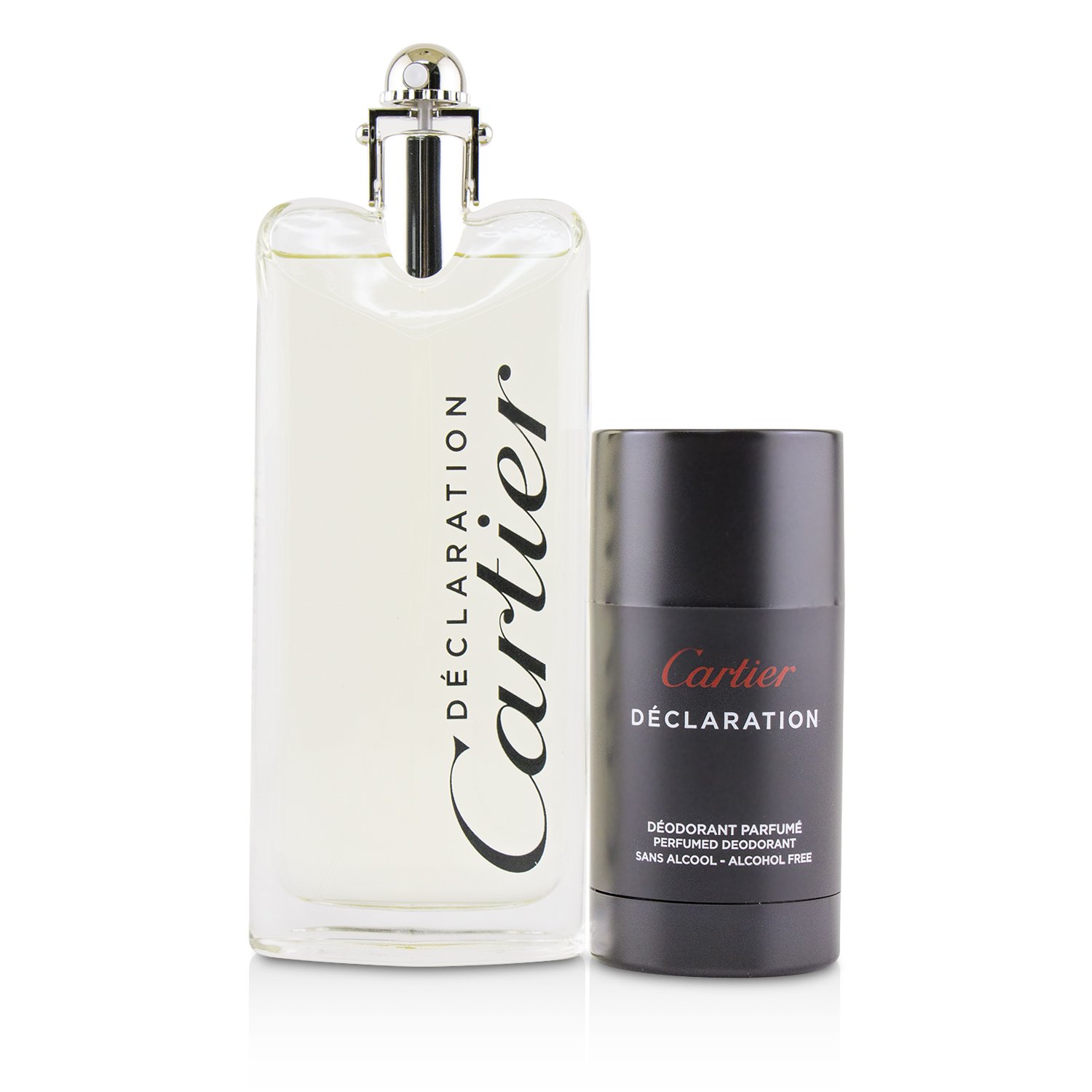 Cartier Declaration Coffret: Eau De Toilette Spray 100ml/3.3oz + Deodorant Stick (Alcohol Free) 75ml/2.5oz 2pcs