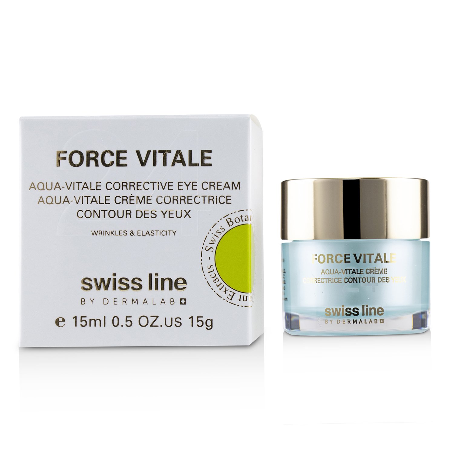 Swissline 雪肌麗 優植24撫紋眼霜Force Vitale Aqua-Vitale Corrective Eye Cream 15ml/0.5oz