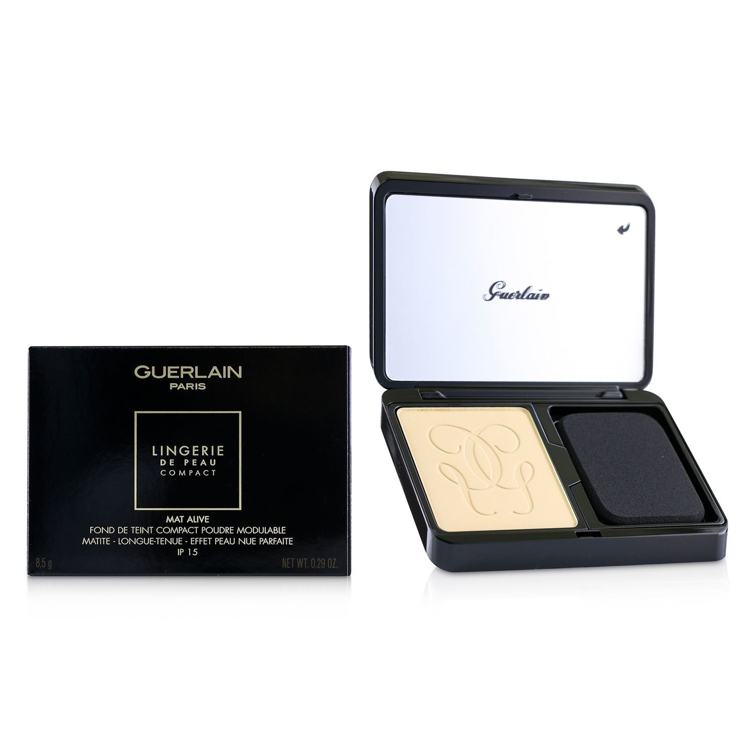 Guerlain Lingerie De Peau Mat Alive Base Compacta en Polvo Edificable SPF 15 8.5g/0.29oz