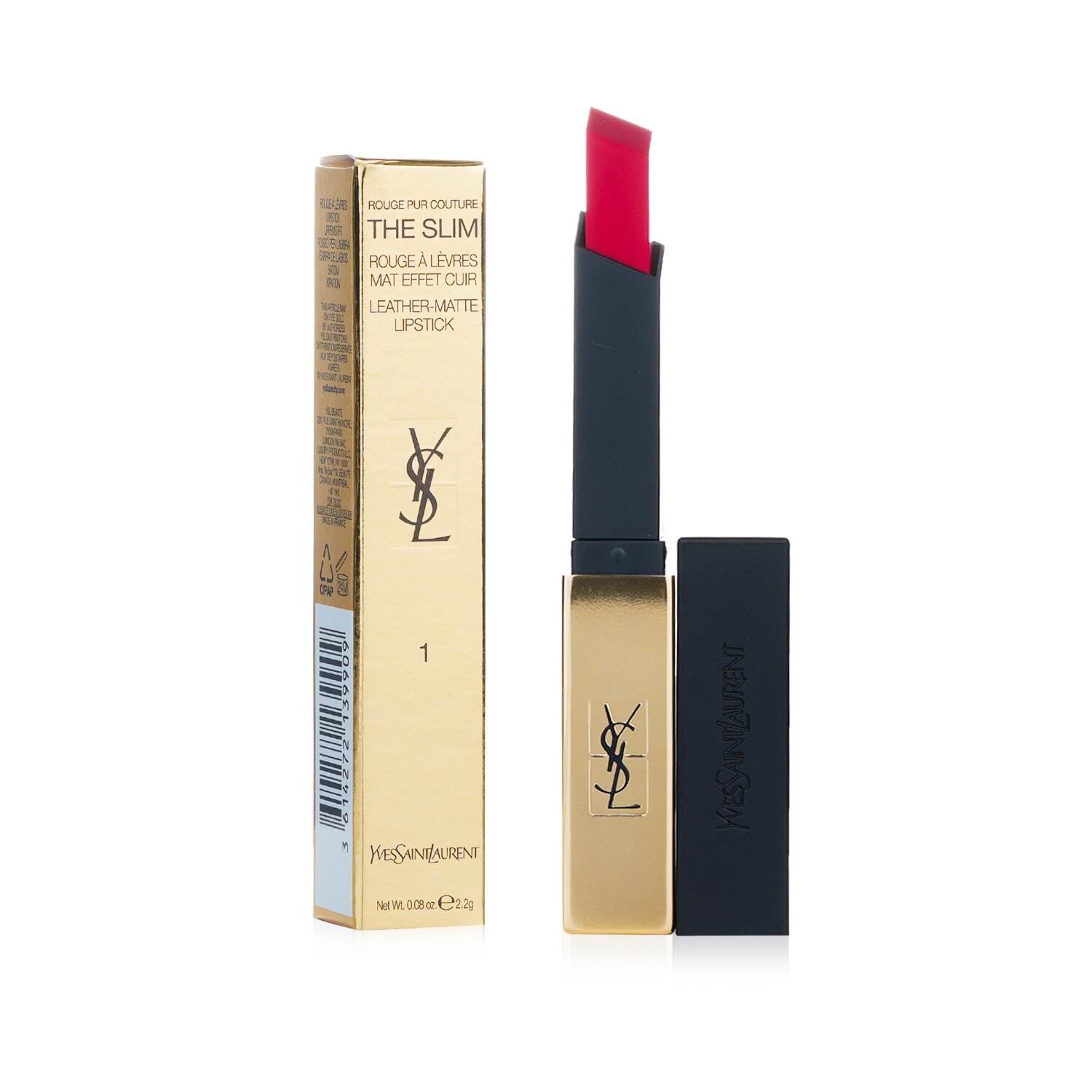 Yves Saint Laurent Pomadka do ust Rouge Pur Couture The Slim Leather Matte Lipstick 2.2g/0.08oz