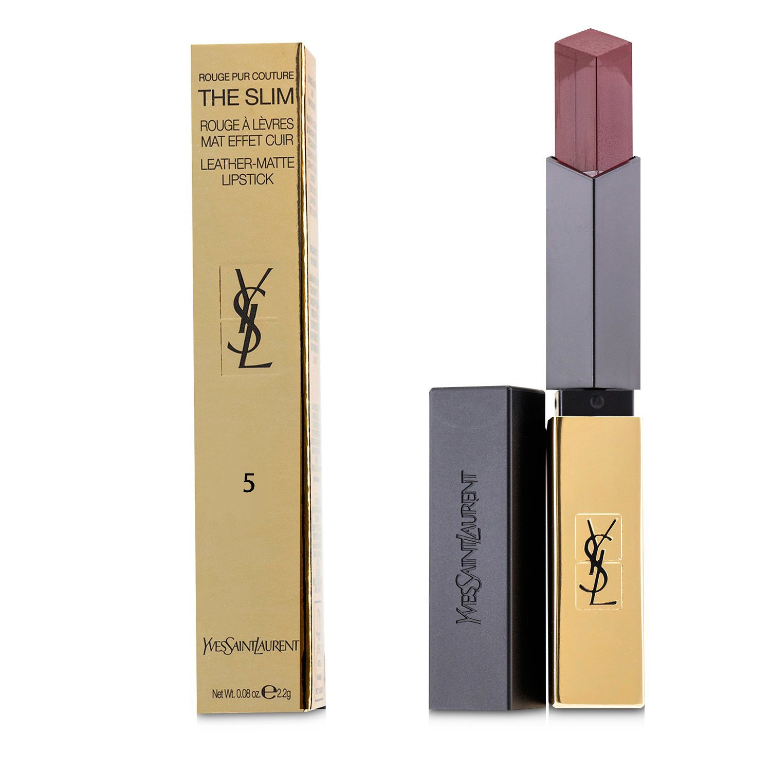 Yves Saint Laurent Rouge Pur Couture The Slim Leather Matte Lipstick 2.2g/0.08oz