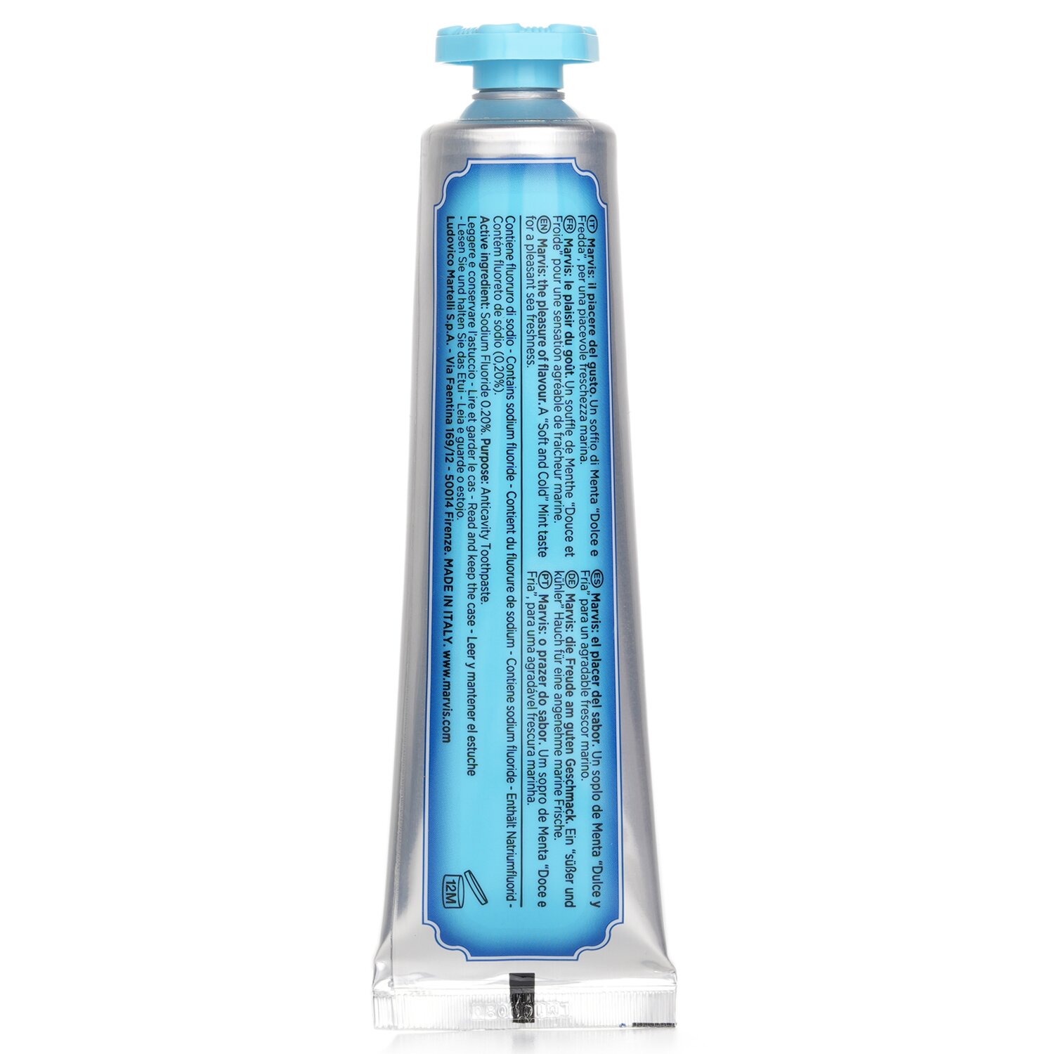 Marvis Aquatic Mint Toothpaste With Xylitol 85ml/4.5oz