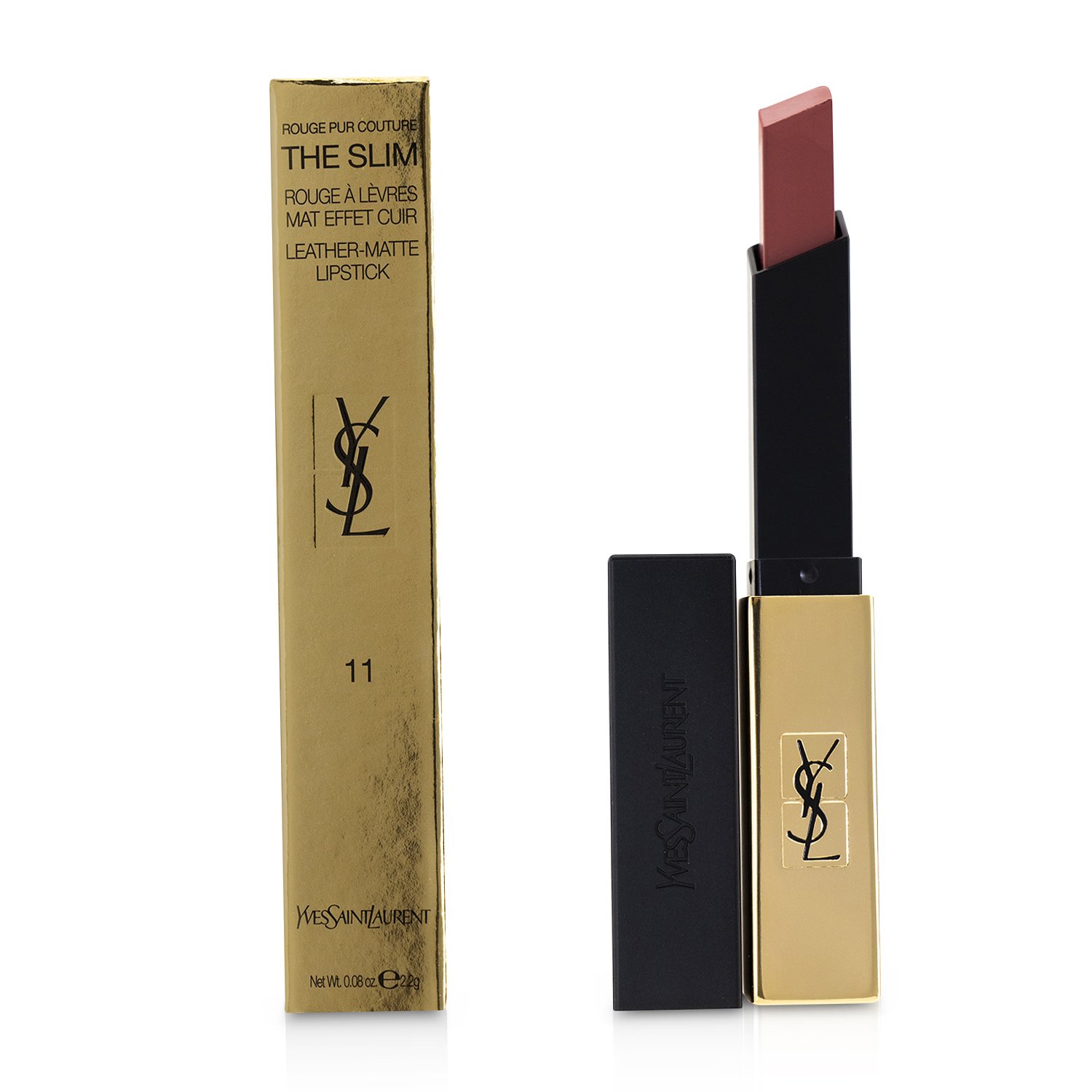 Yves Saint Laurent Rouge Pur Couture The Slim Leather Matte Lipstick 2.2g/0.08oz