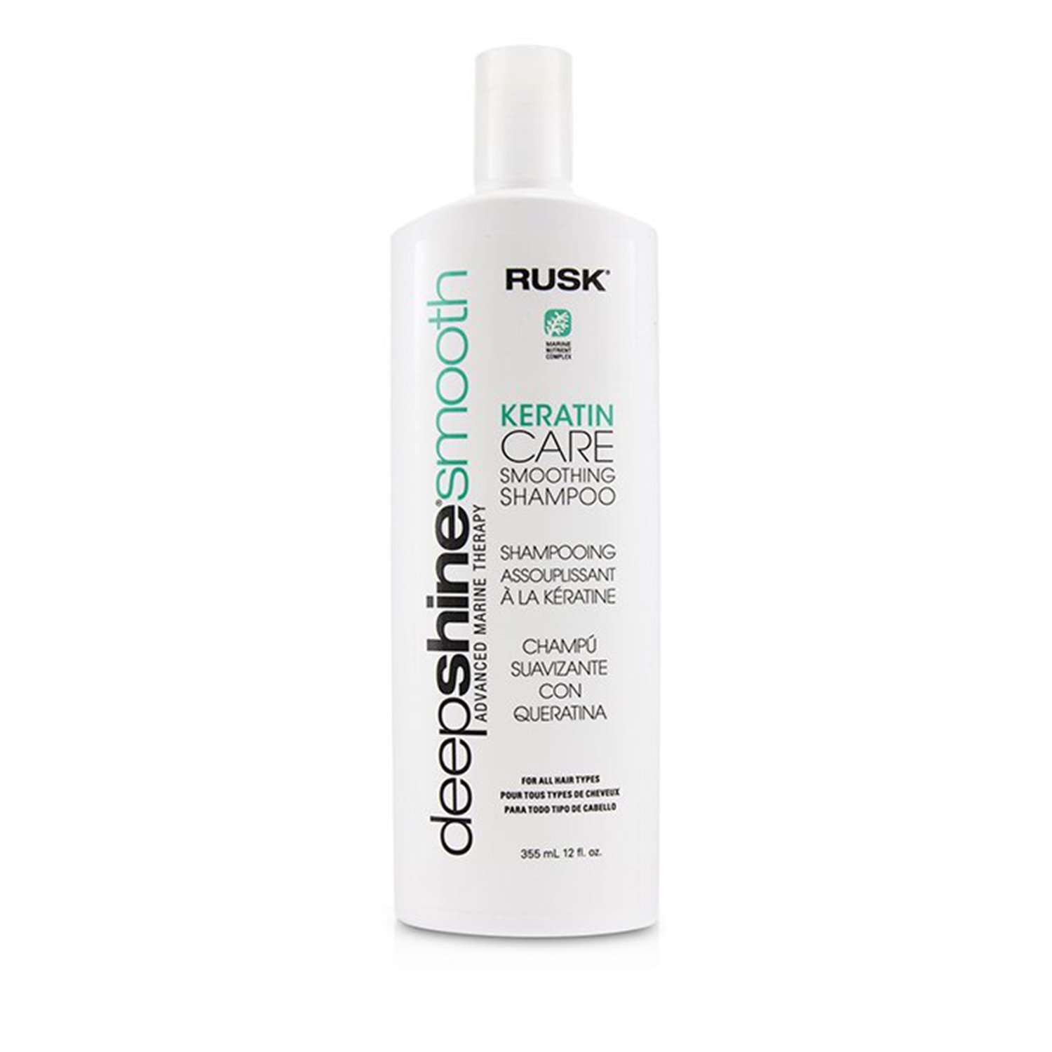 Rusk Deepshine Smooth Keratin Care Smoothing Shampoo 355ml/12oz