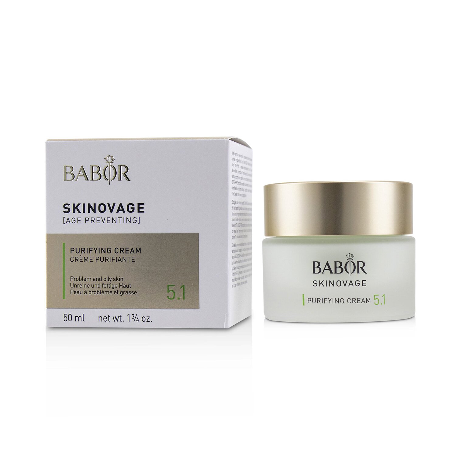 Babor Skinovage [Age Preventing] Purifying Cream 5.1 - For Problem & Oily Skin 50ml/1.7oz