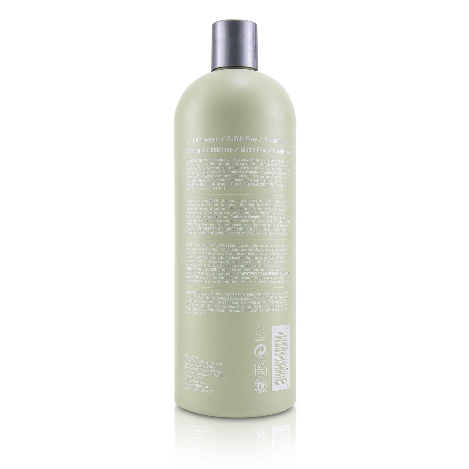 ABBA Gentle Shampoo 946ml/32oz