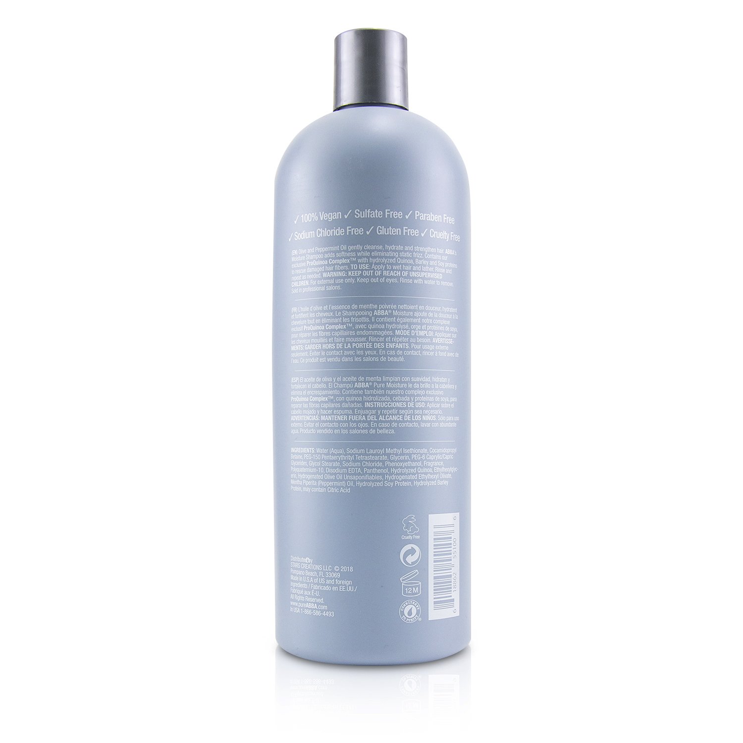 ABBA Moisture Shampoo 946ml/32oz