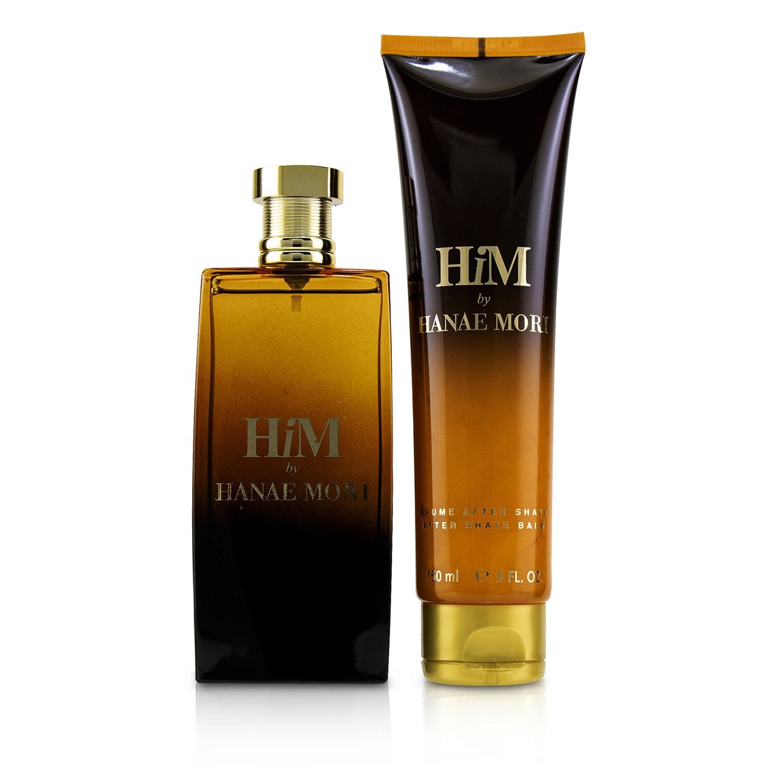 Hanae Mori Him Coffret: Eau De Toilette Spray 100ml/3.4oz + After Shave Balm 150ml/5oz 2pcs