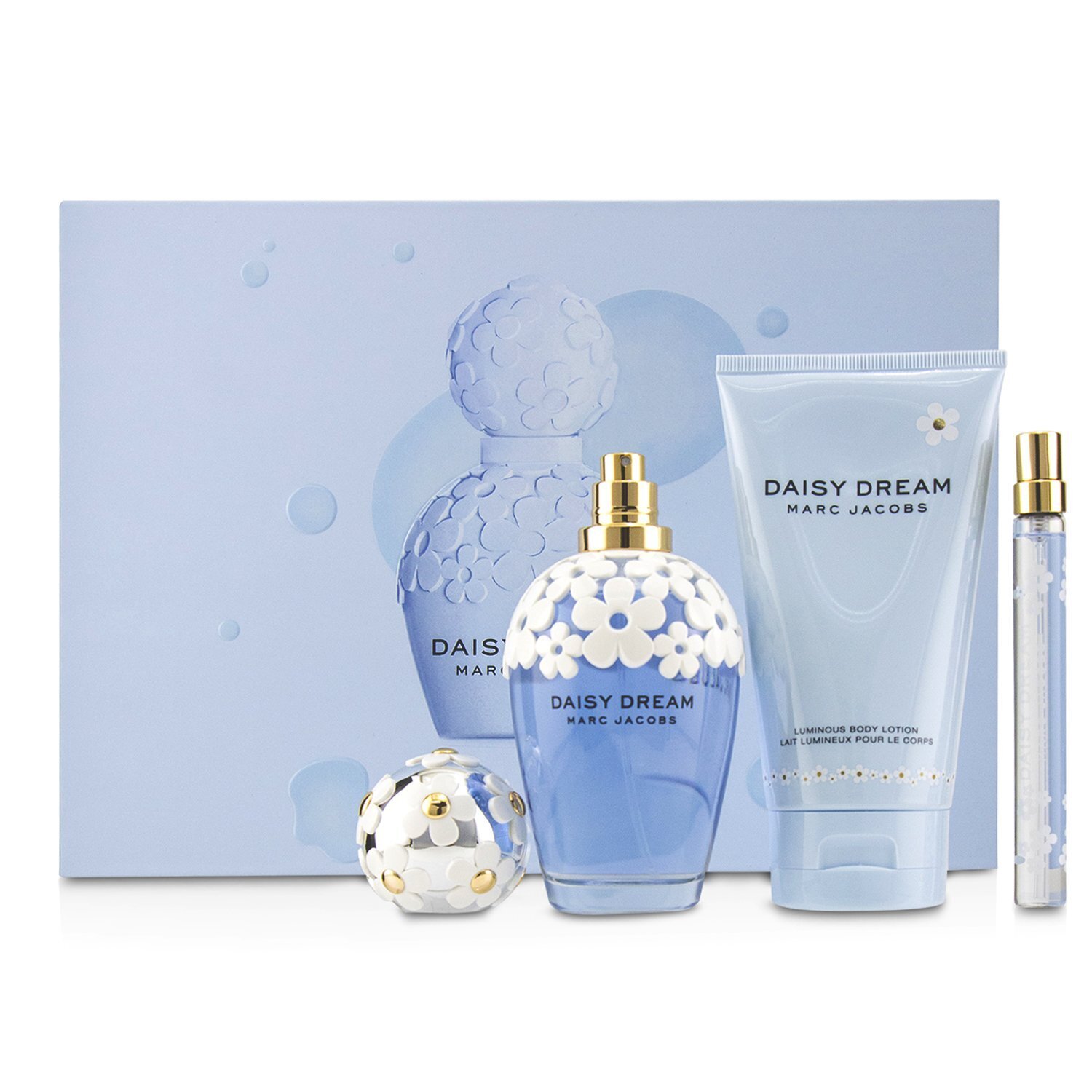 Marc Jacobs Daisy Dream Coffret: Eau De Toilette Spray 100ml/3.4oz + Luminous Body Lotion 150ml/5oz + Eau De Toilette Spray 10ml/0.33oz 3pcs