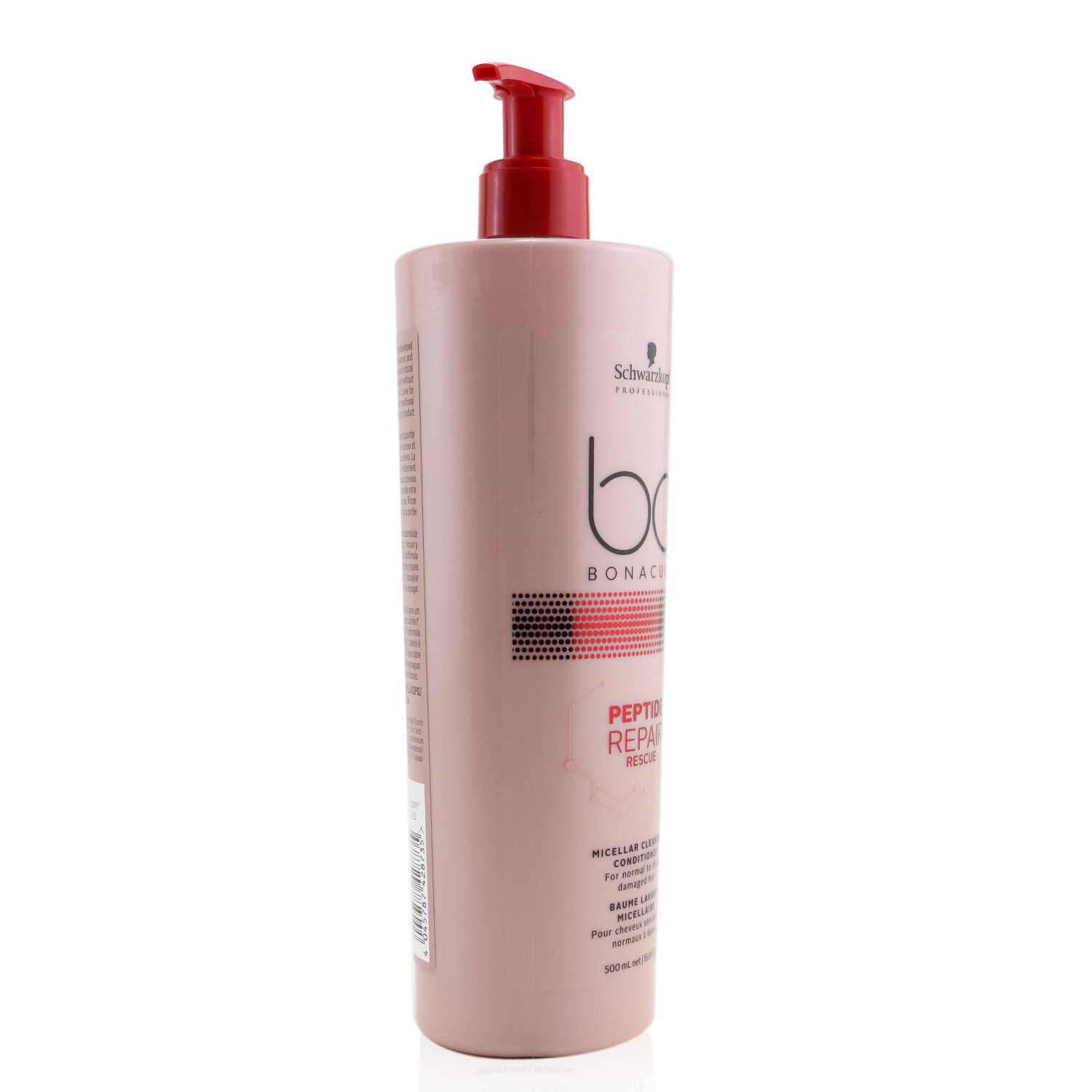 Schwarzkopf BC Bonacure Peptide Repair Rescue Micellar Cleansing Conditioner (For Normal to Thick Damaged Hair) 500ml/16.9oz