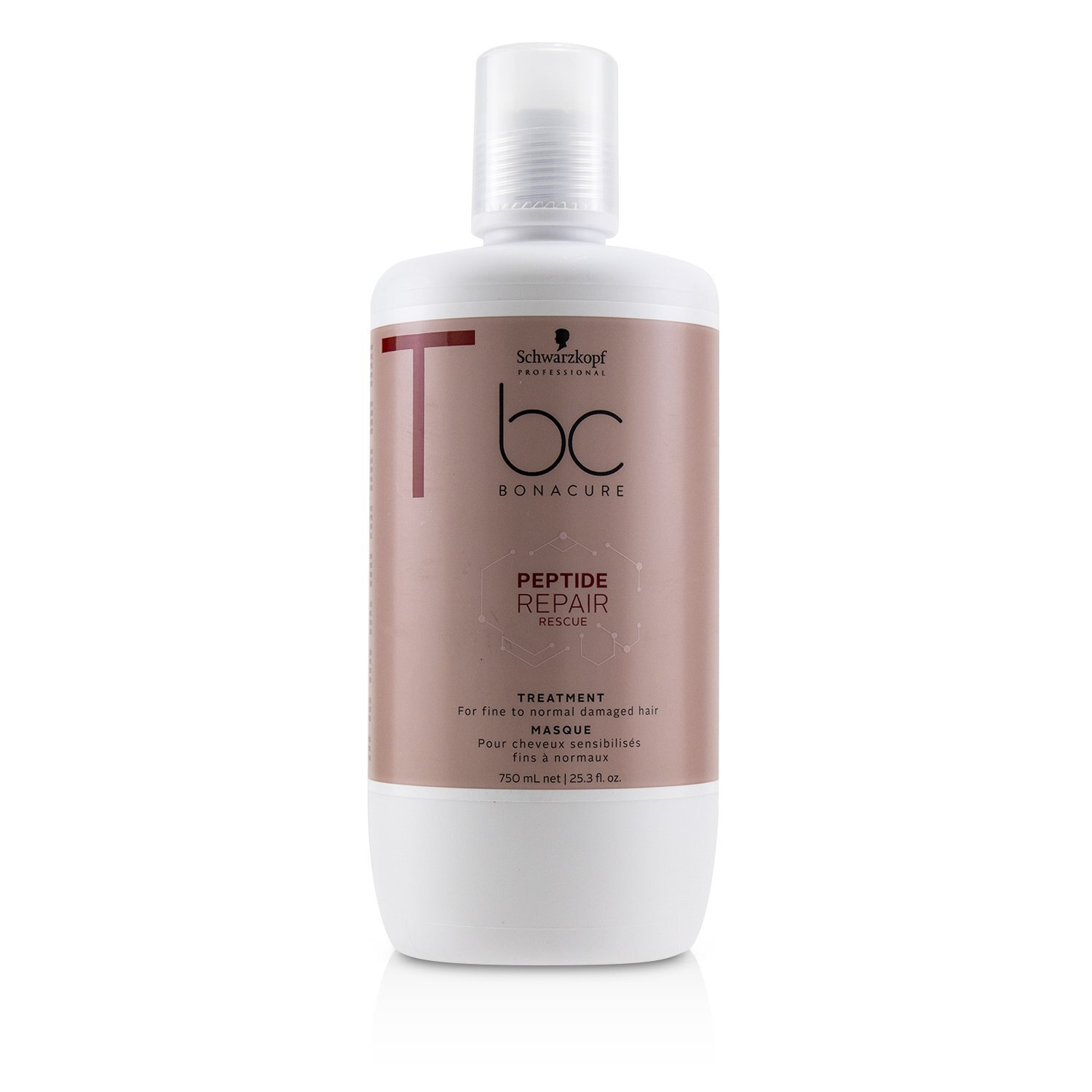 Schwarzkopf BC Bonacure Peptide Repair Rescue Treatment (For Fine to Normal Damaged Hair) 750ml/25.3oz
