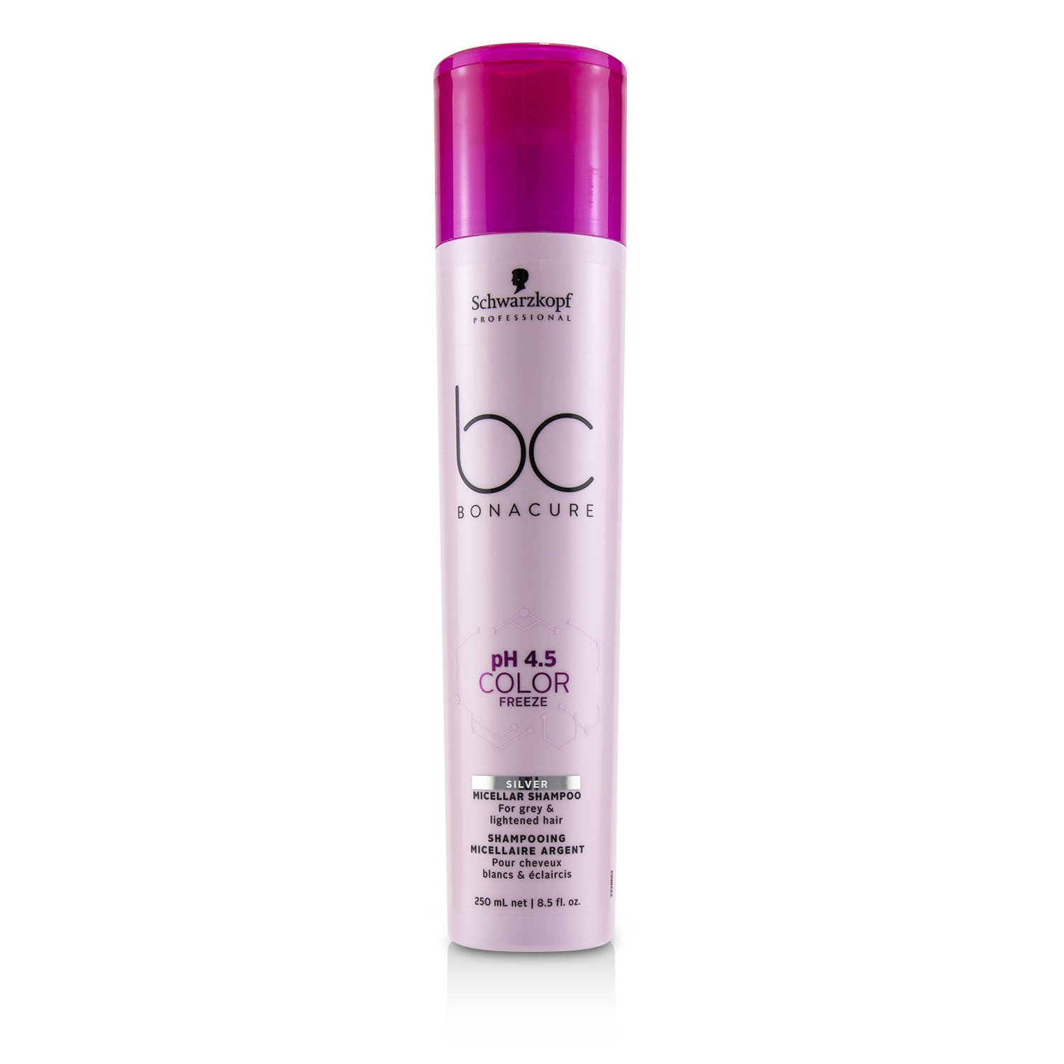 Schwarzkopf BC Bonacure pH 4.5 Color Freeze Silver Champú Micelar (Para Cabello Gris & Aclarado) 250ml/8.5oz