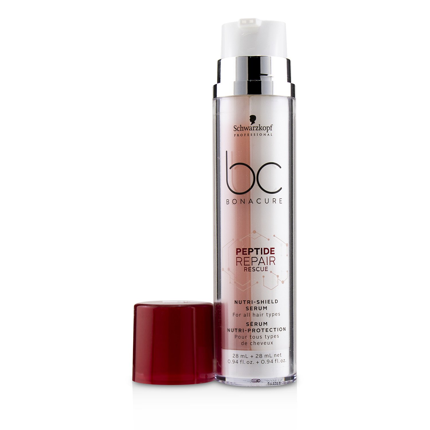 Schwarzkopf BC Bonacure Peptide Repair Rescue Nutri-Shield Serum (For All Hair Types) 2x28ml/0.94oz