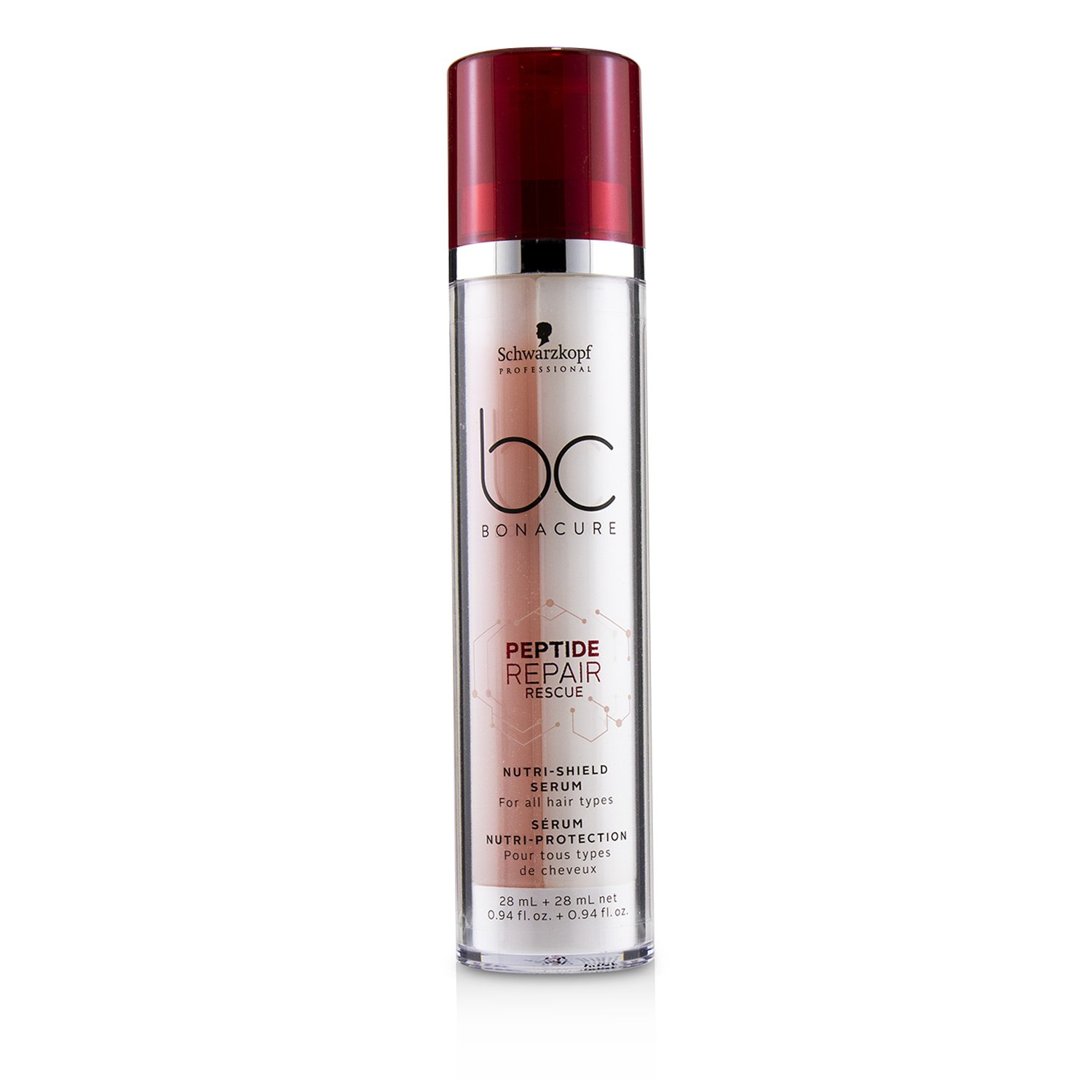 Schwarzkopf BC Bonacure Peptide Repair Rescue Nutri-Shield Serum (For All Hair Types) 2x28ml/0.94oz