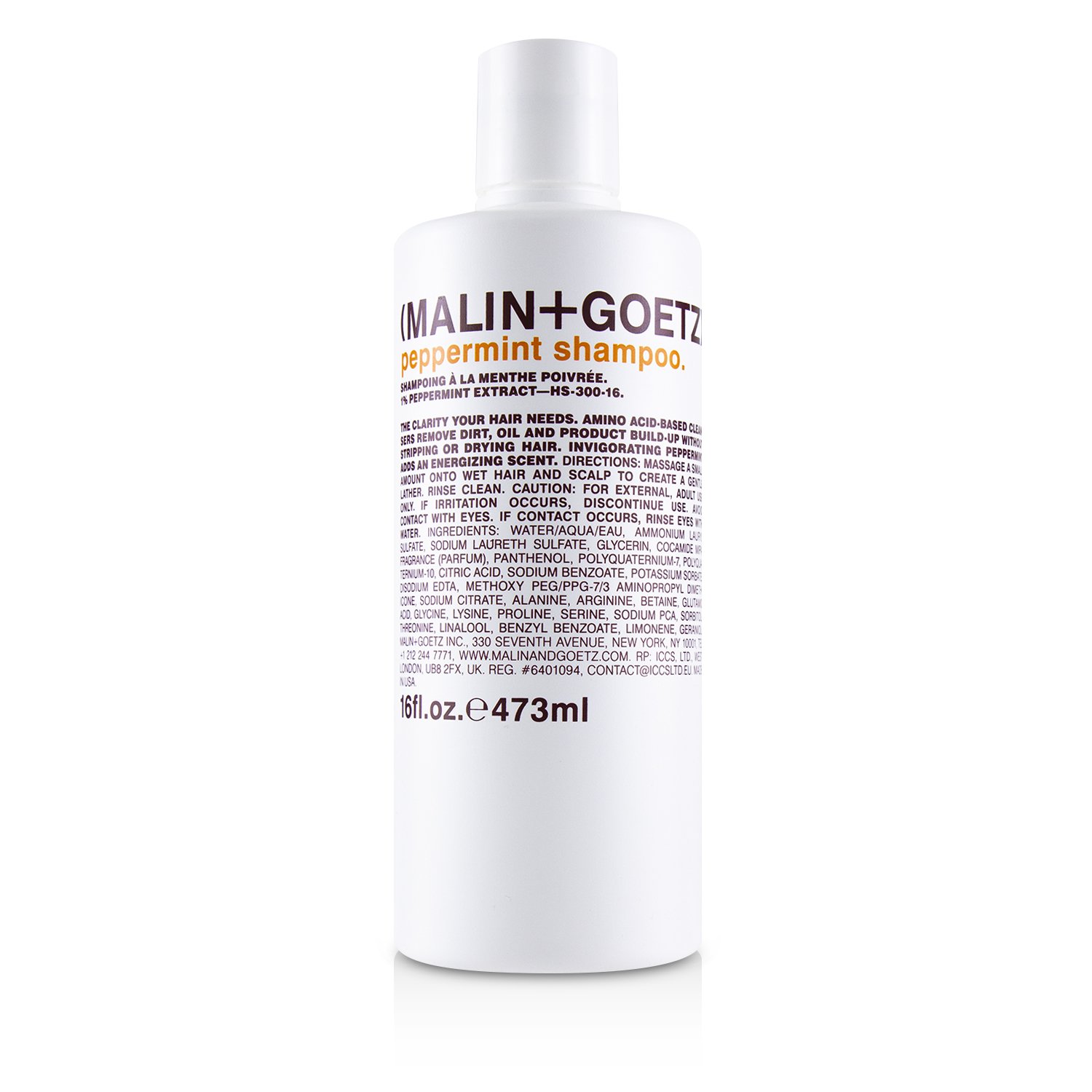 MALIN+GOETZ Peppermint Shampoo. 473ml/16oz