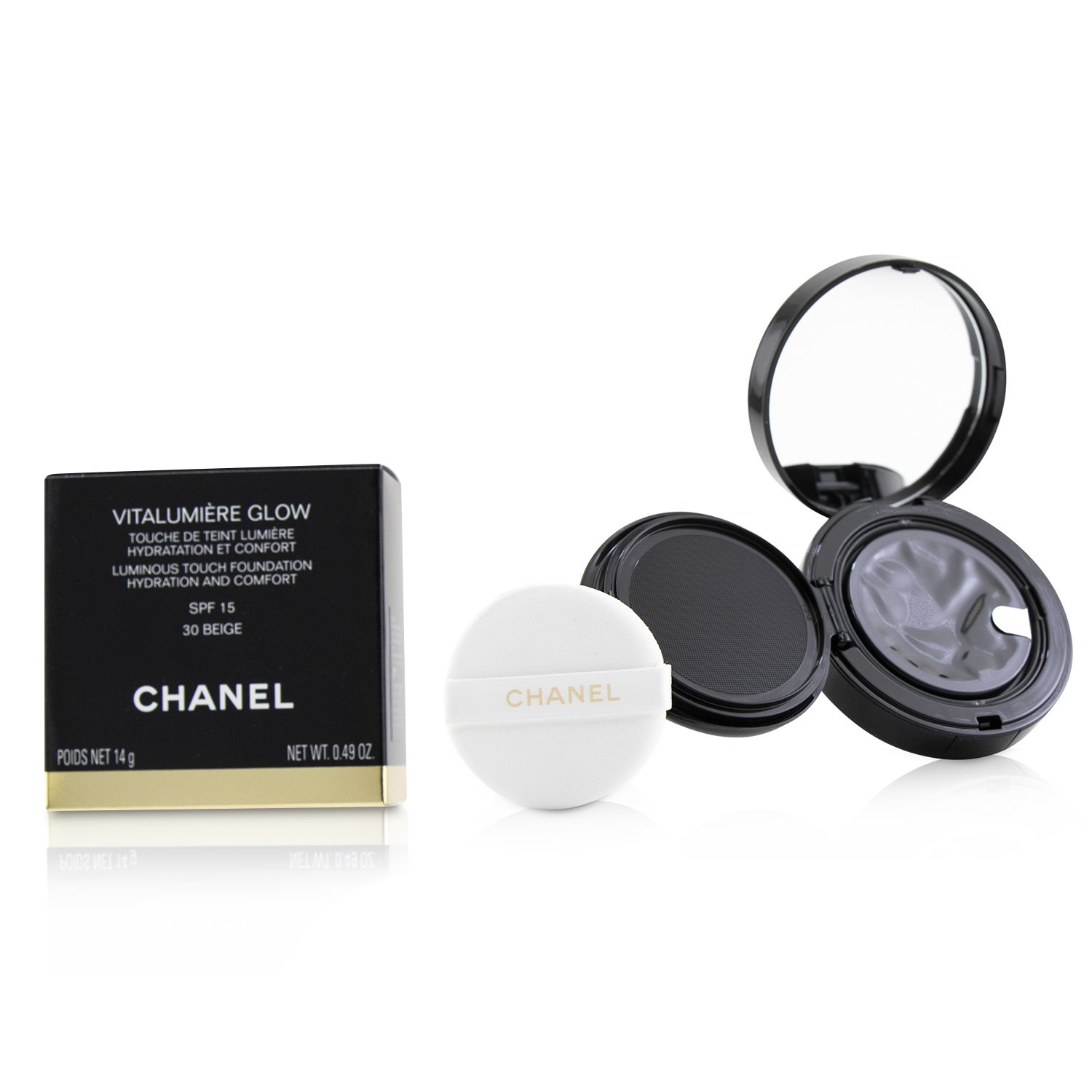 Chanel Podkład do twarzy z filtrem UV Vitalumiere Glow Luminous Touch Foundation Hydration And Comfort SPF 15 14g/0.49oz