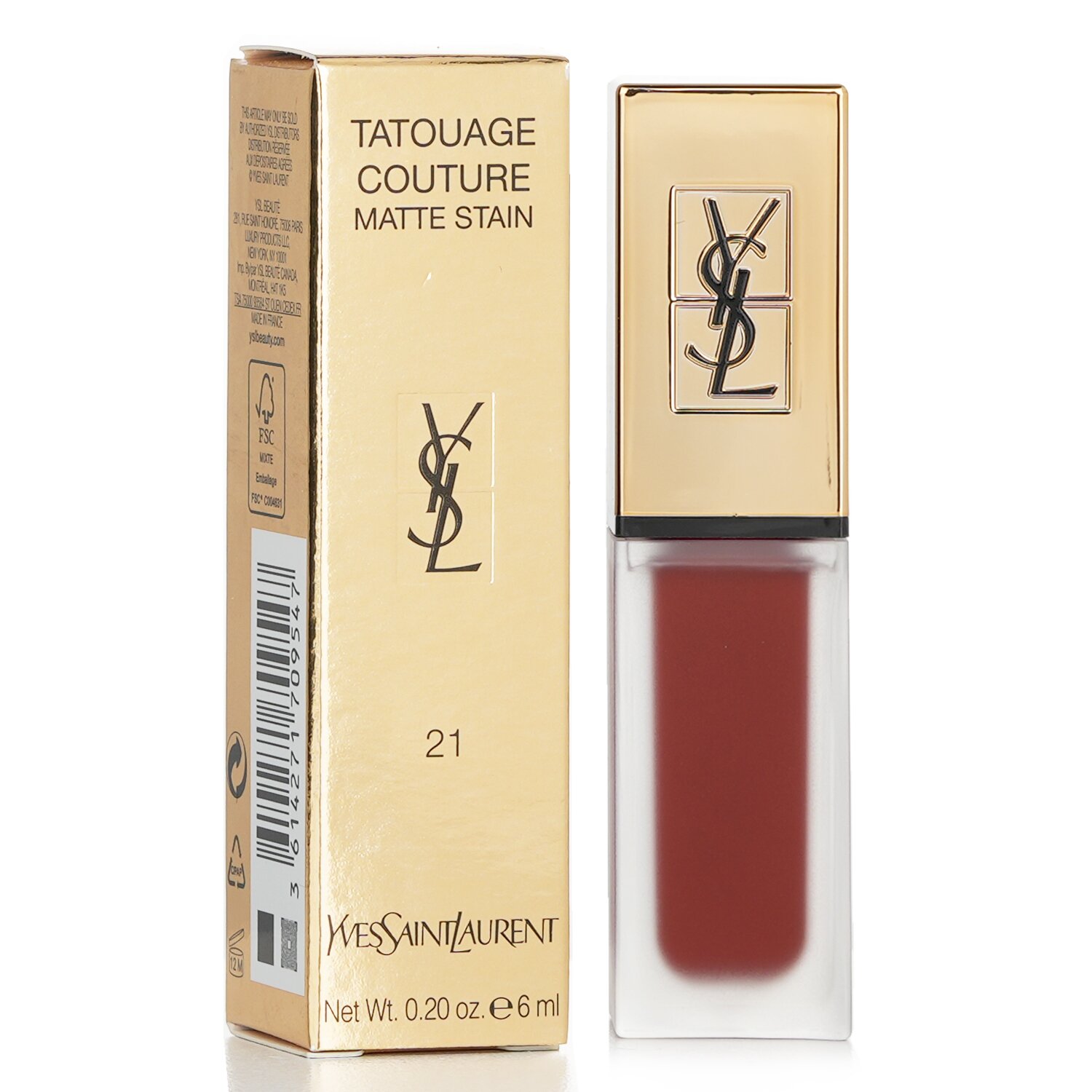 Yves Saint Laurent Tatouage Couture Matte Stain 6ml/0.2oz