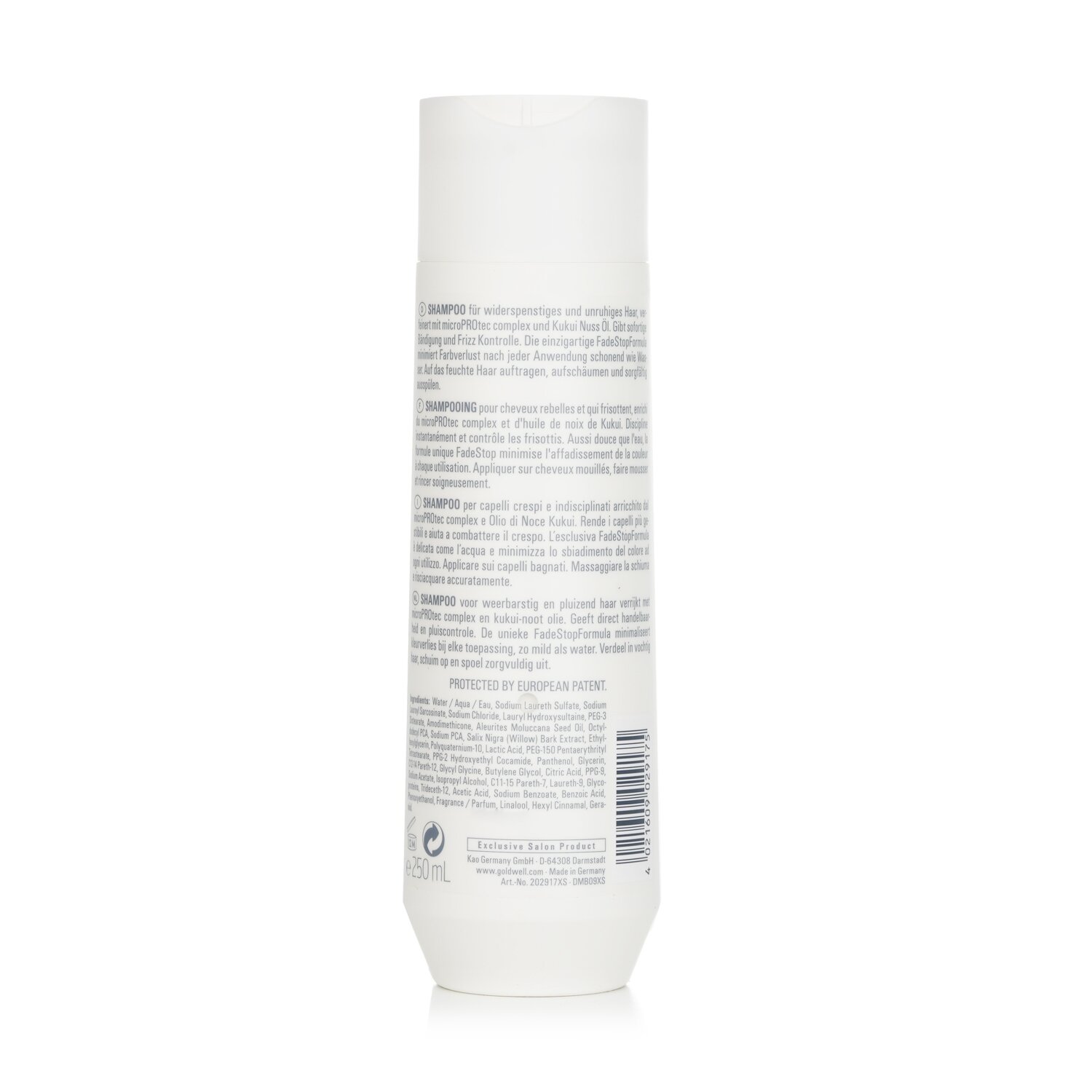 Goldwell Dual Senses Just Smooth Champú Domador (Control Para Cabello Rebelde) 250ml/8.4oz