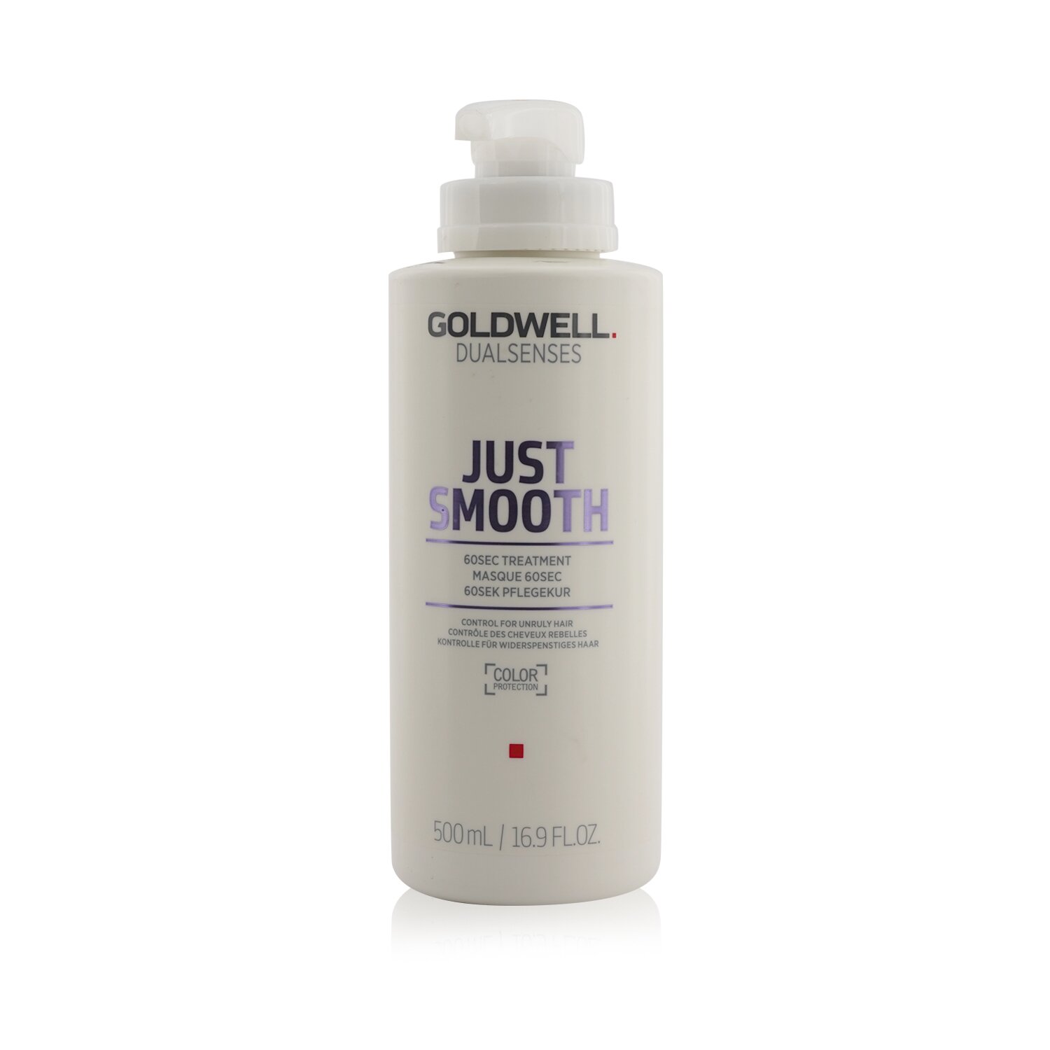ゴールドウェル Goldwell デュアルセンス ジャストスムース 60SEC トリートメント (まとまりにくい髪用) 500ml/16.9oz