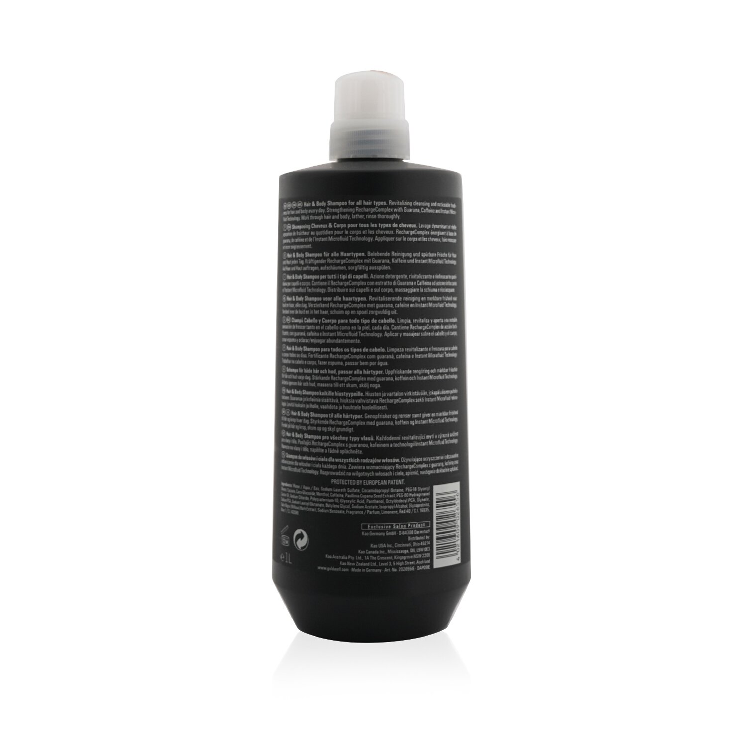 Goldwell Dual Senses Men Hair & Body Shampoo (For All Hair Types) 1000ml/33.8oz