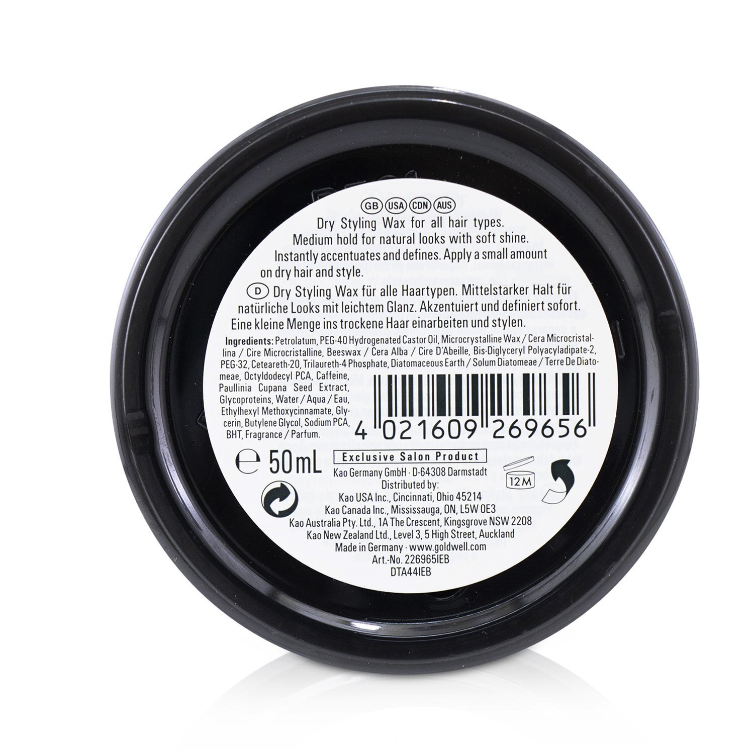 Goldwell Dual Senses Men Styling Dry Styling Wax (For All Hair Types) 50ml/1.6oz