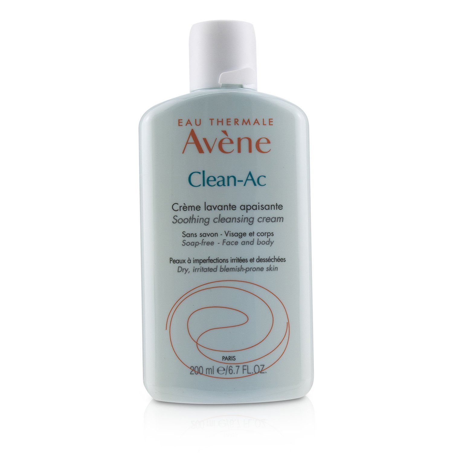 Avene Clean-Ac Soothing Cleansing Cream - For Dry, Irritated Blemish-Prone Skin 200ml/6.7oz