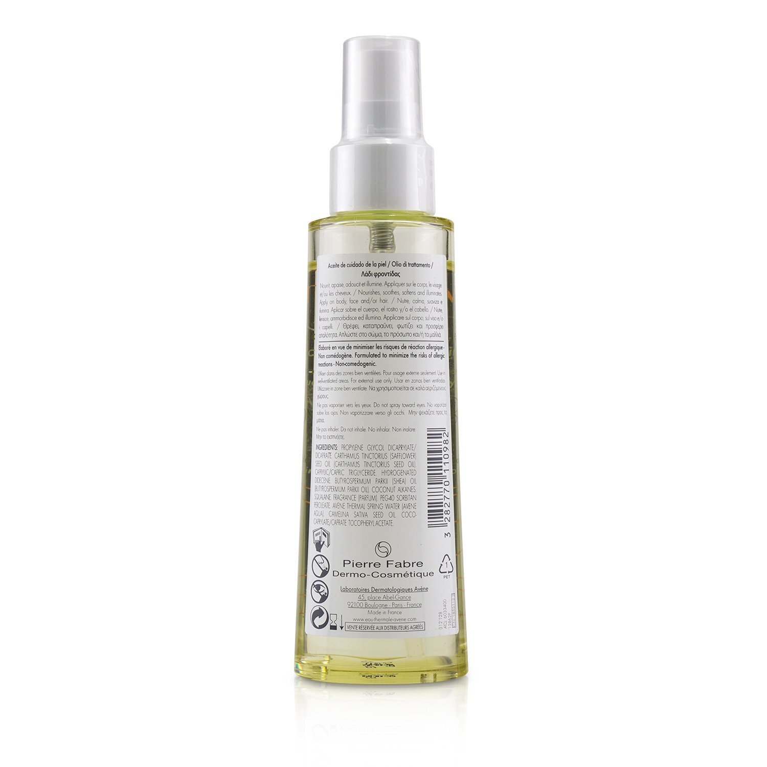 Avene Body Oil - For Sensitive Skin 100ml/3.3oz