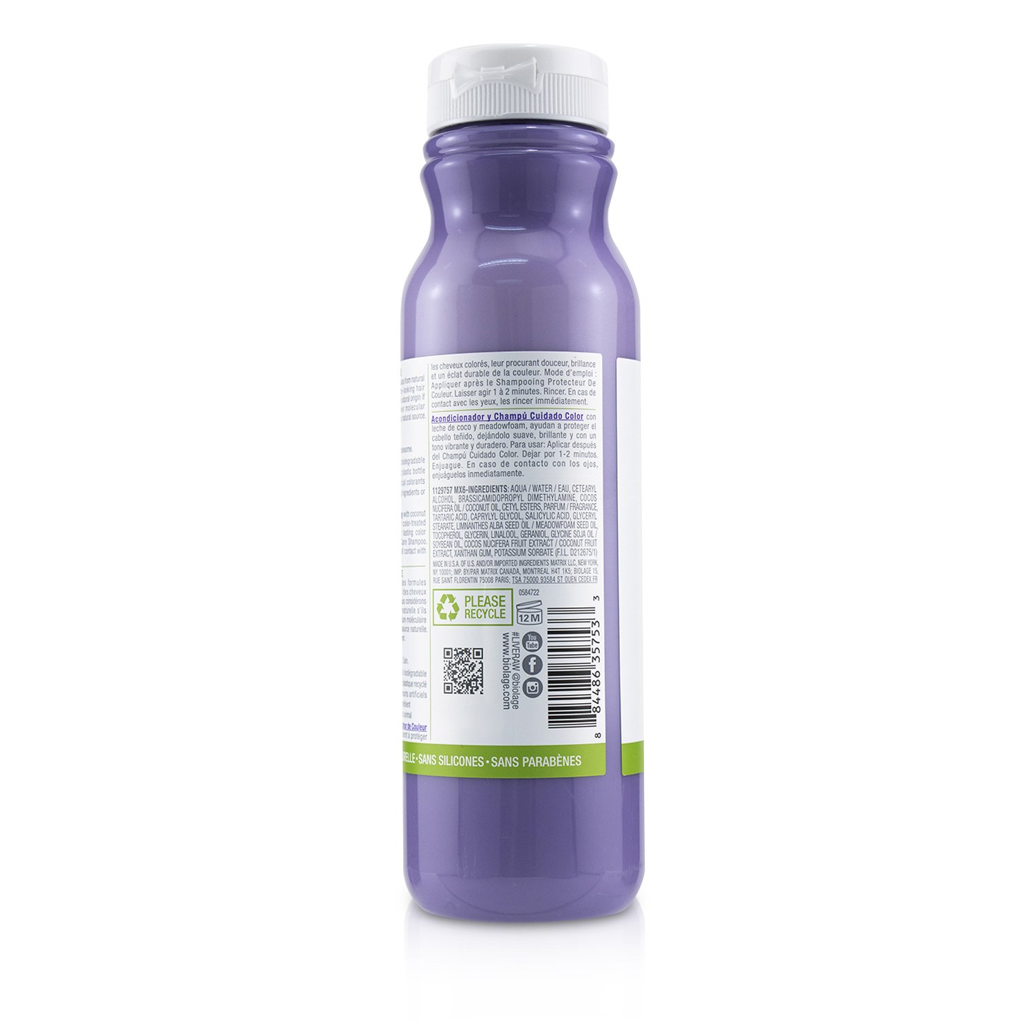 Matrix Biolage R.A.W. Color Care Conditioner (For Color-Treated Hair) 325ml/11oz