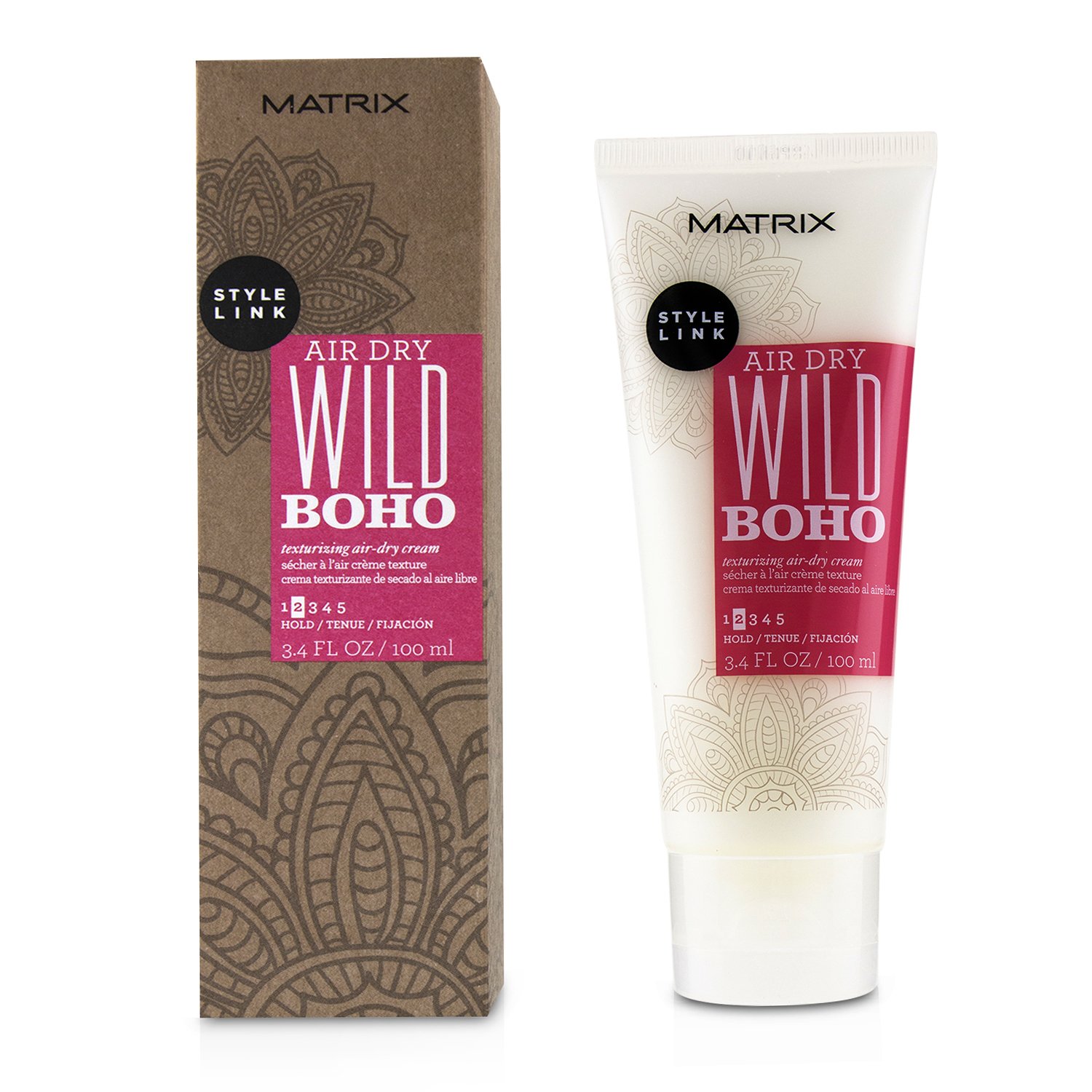 Matrix Style Link Air Dry Wild Boho Texturizing Air-Dry Cream (Hold 2) 100ml/3.4oz
