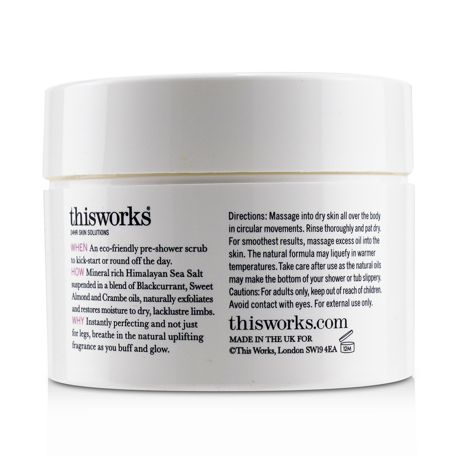 This Works Perfect Legs 100% Natural Scrub 200g/6.8oz