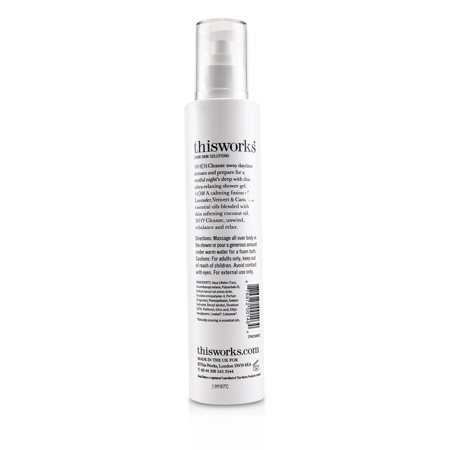This Works Deep Sleep Shower Gel 250ml/8.4oz