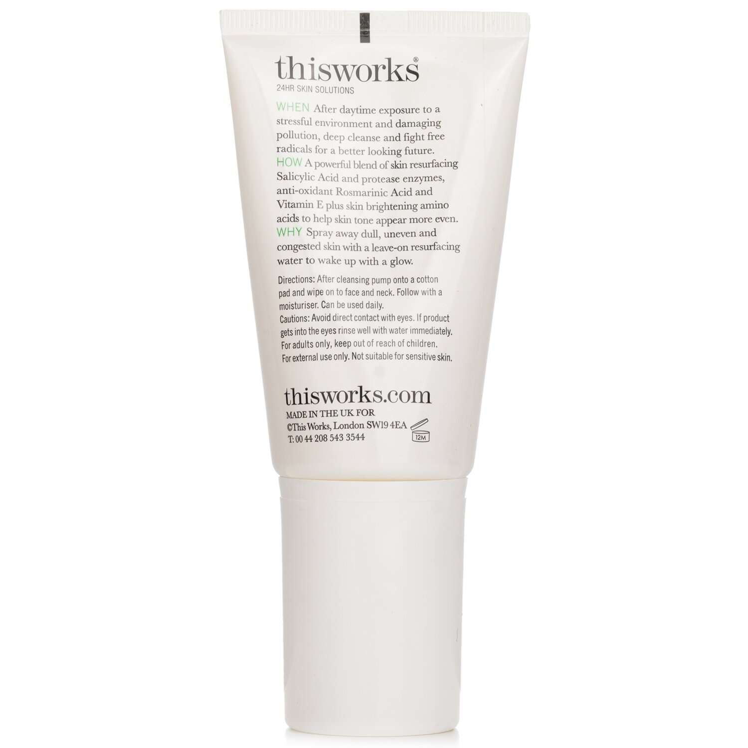 This Works Evening Detox Spray-On Exfoliant 60ml/2oz