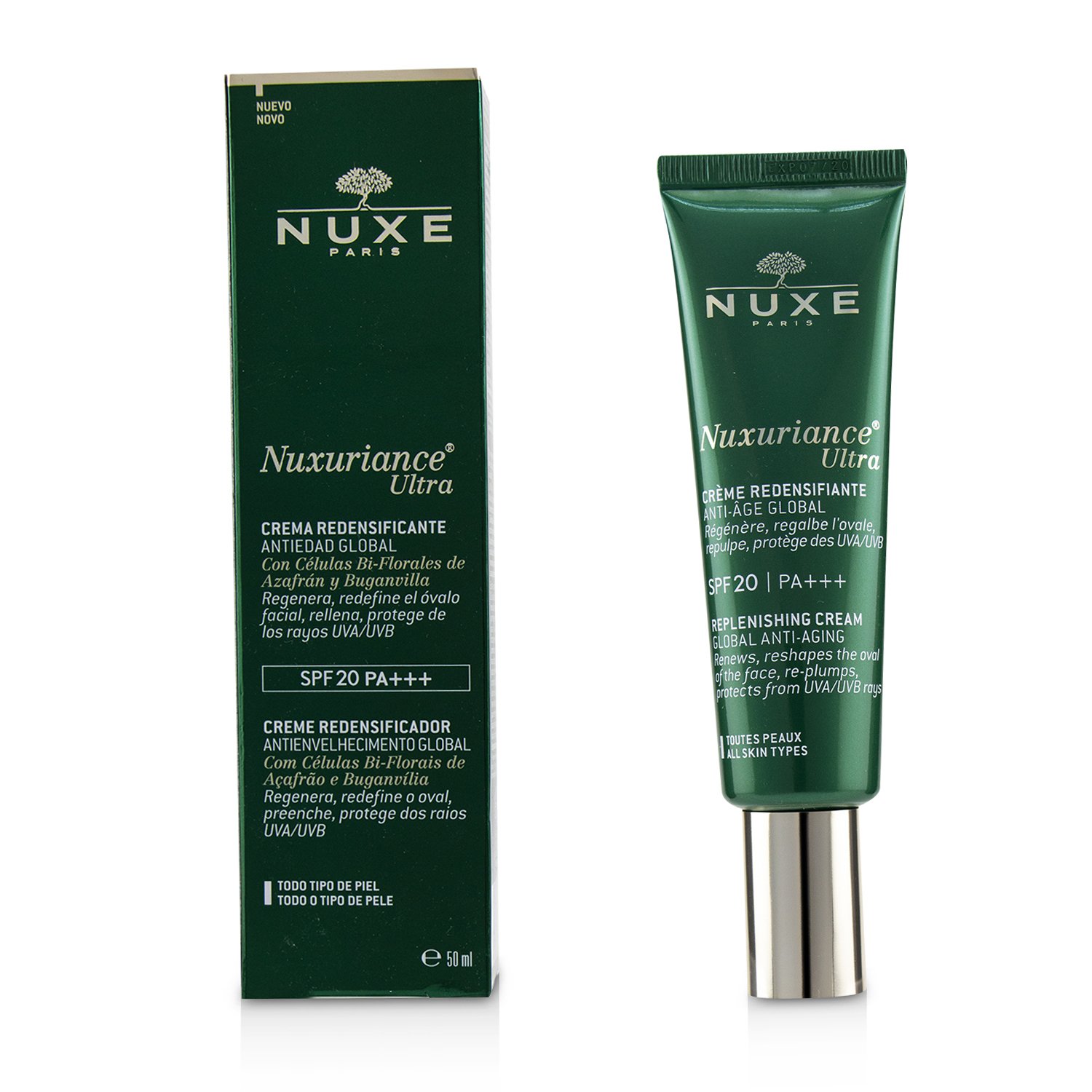 Nuxe Nuxuriance Ultra Global Anti-Aging Replenishing Fluid Cream SPF 20 - All Skin Types 50ml/1.5oz
