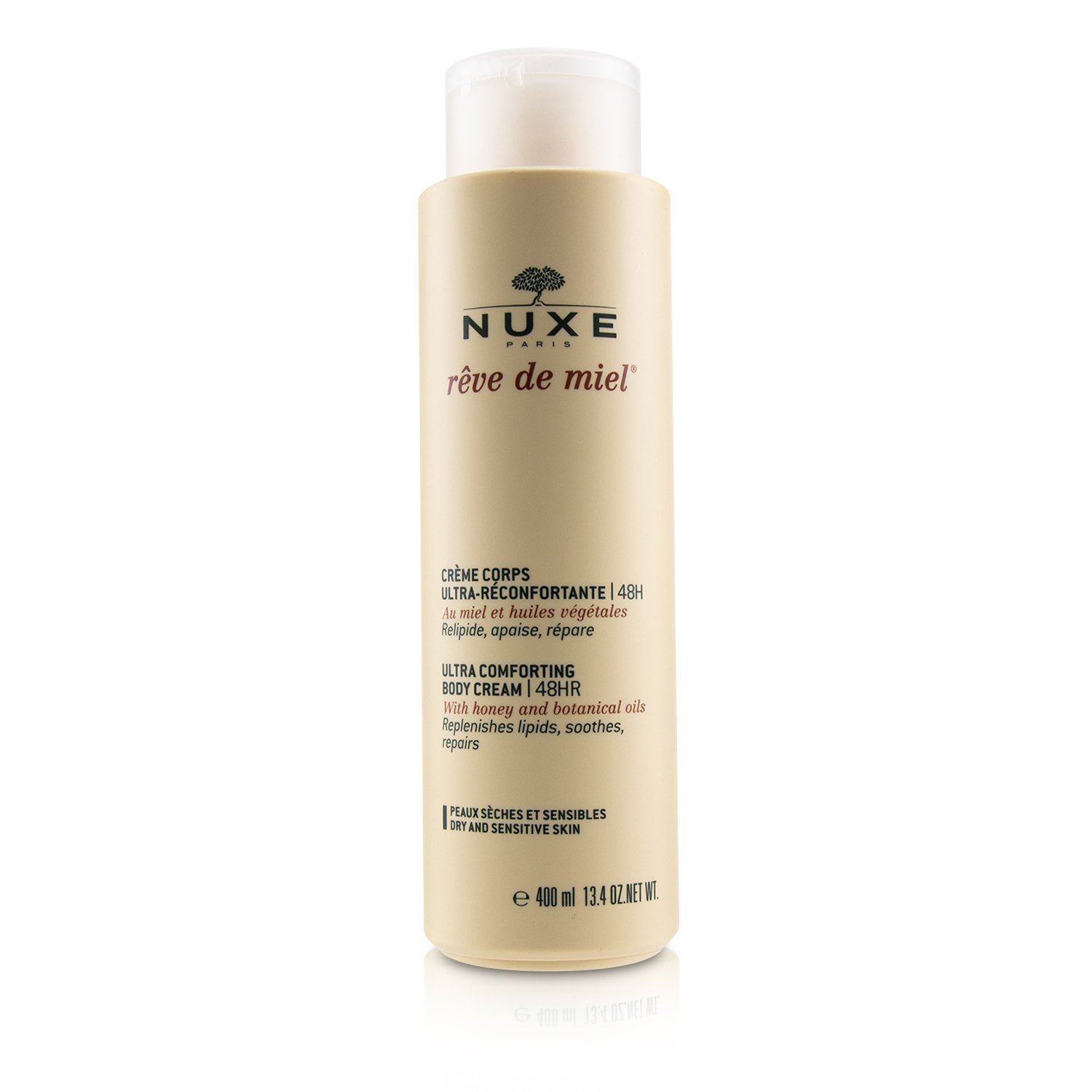 Nuxe Reve De Miel Ultra Comforting Body Cream 48HR (Dry & Sensitive Skin) 400ml/13.4oz