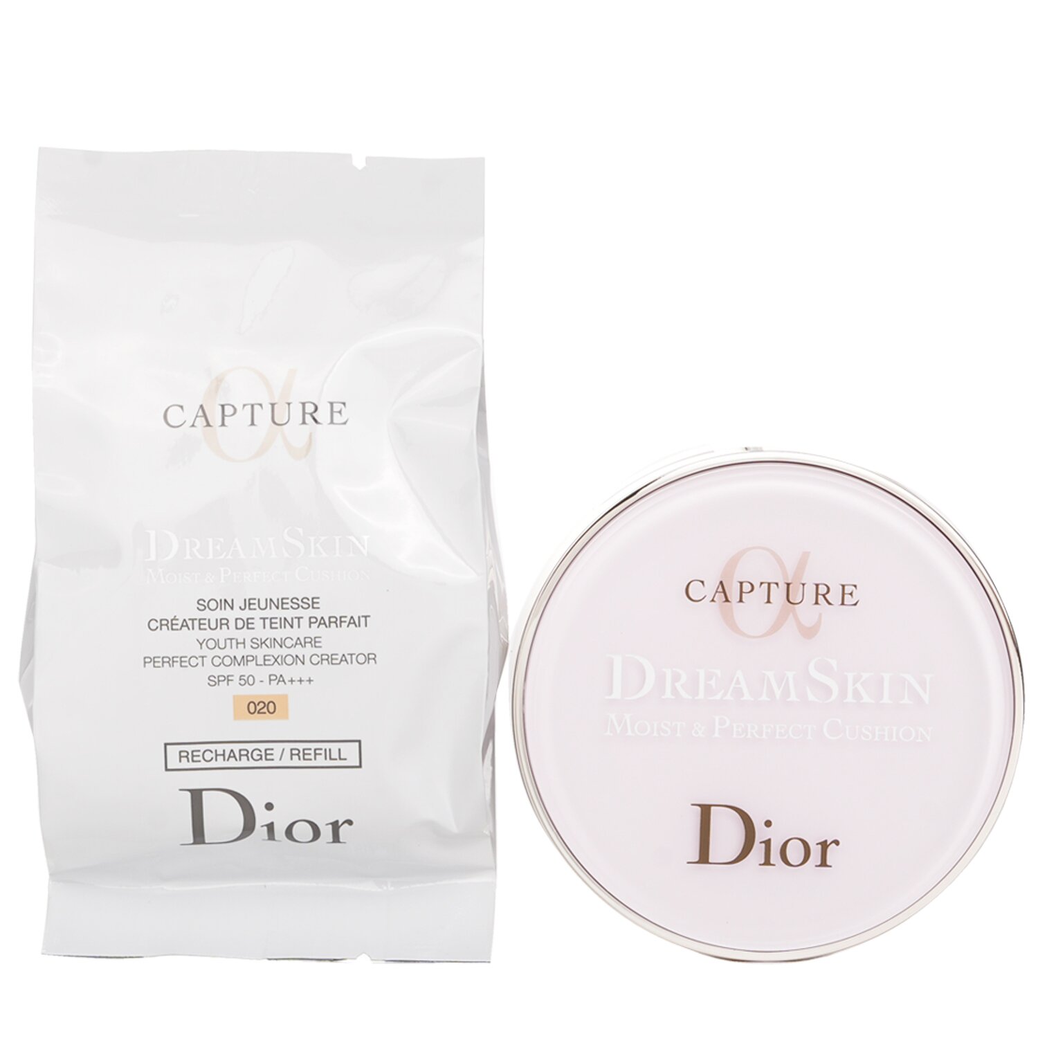 Christian Dior Capture Dreamskin Moist & Perfect Cushion SPF 50 With Extra Refill 2x15g/0.5oz