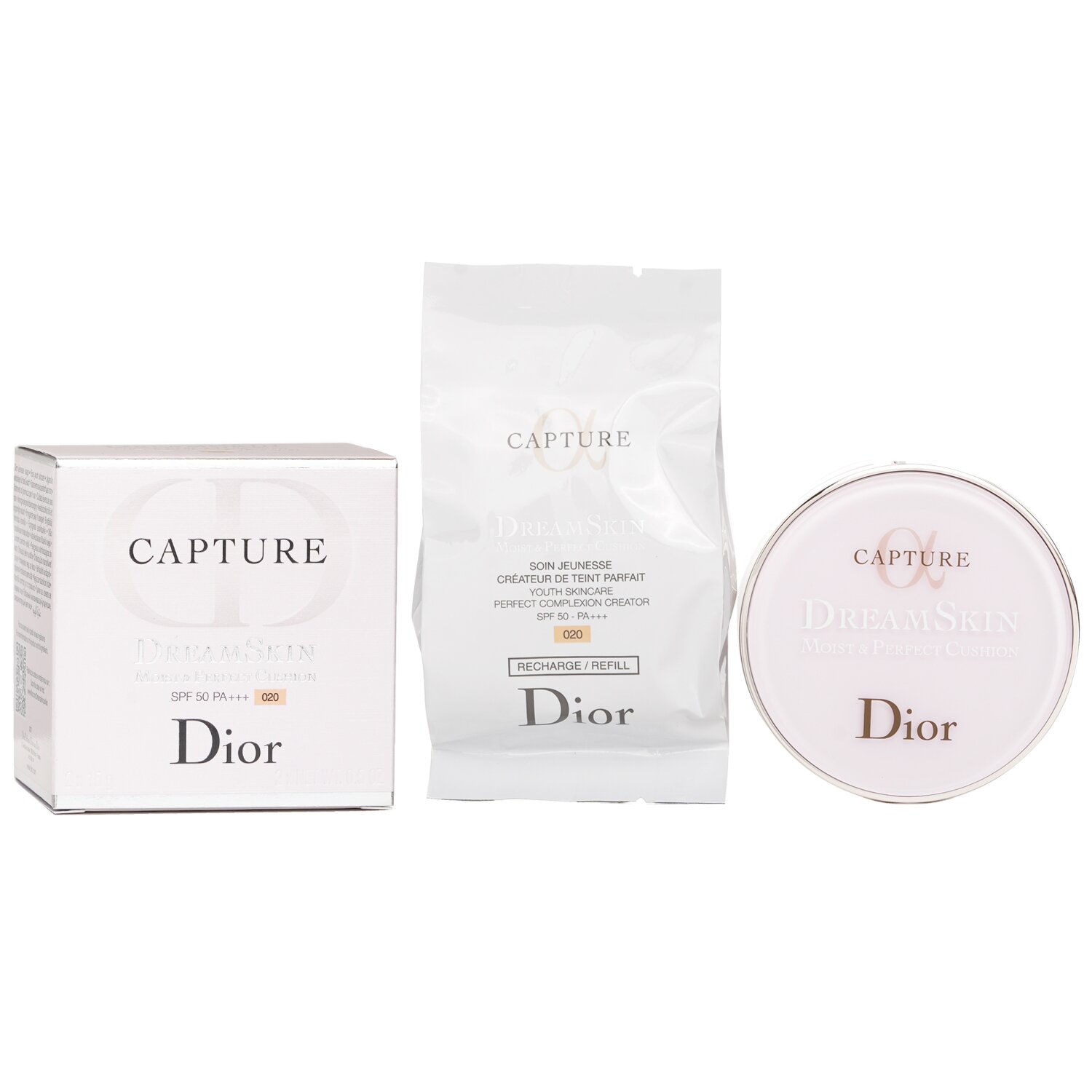 Christian Dior Capture Dreamskin Moist & Perfect Cushion SPF 50 With Extra Refill 2x15g/0.5oz