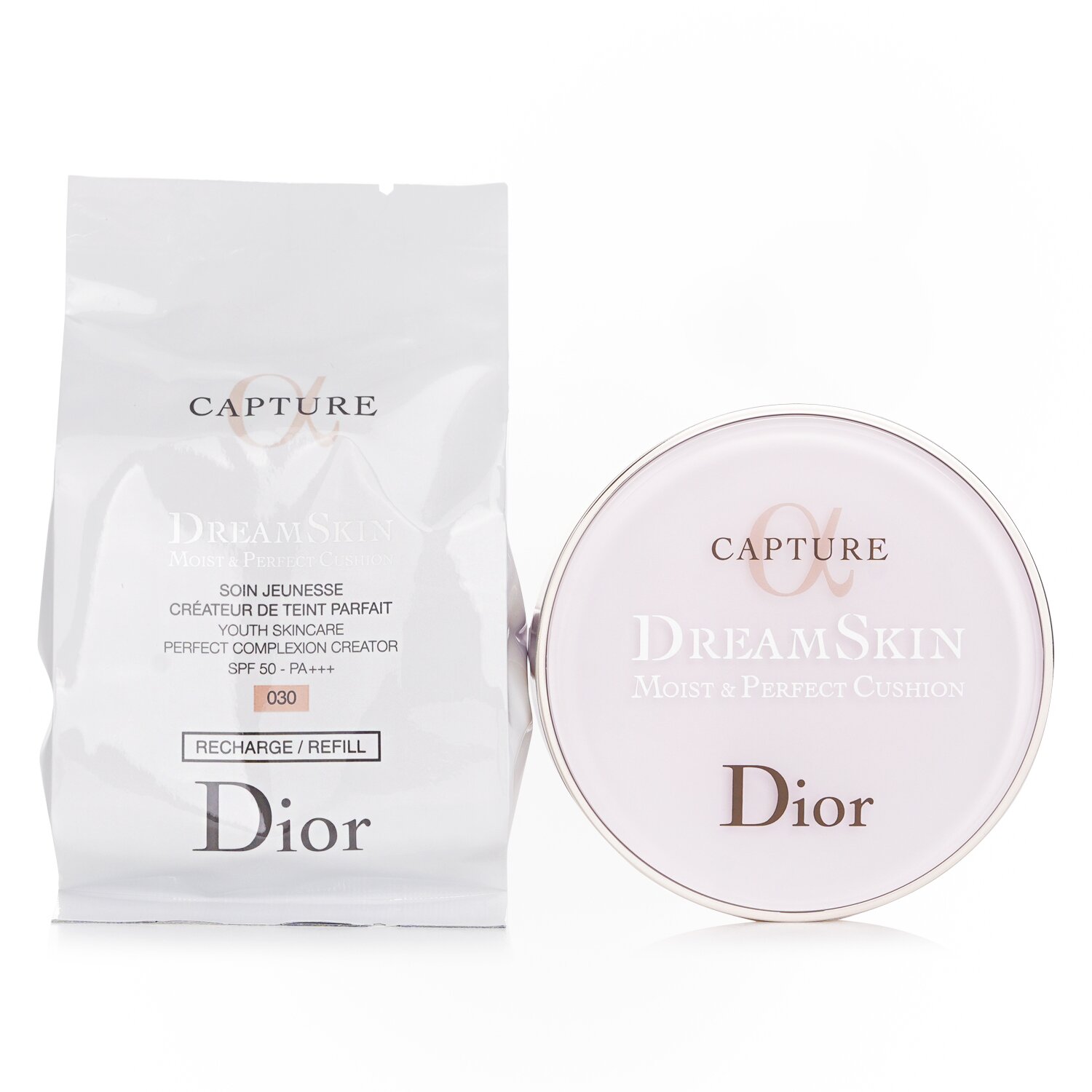 Christian Dior Capture Dreamskin Moist & Perfect Cushion SPF 50 With Extra Refill 2x15g/0.5oz