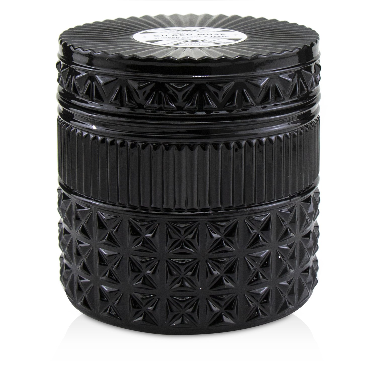 Capri Blue Świeca zapachowa Gilded Muse Faceted Jar Candle - Smoked Clove & Tabac 312g/11oz