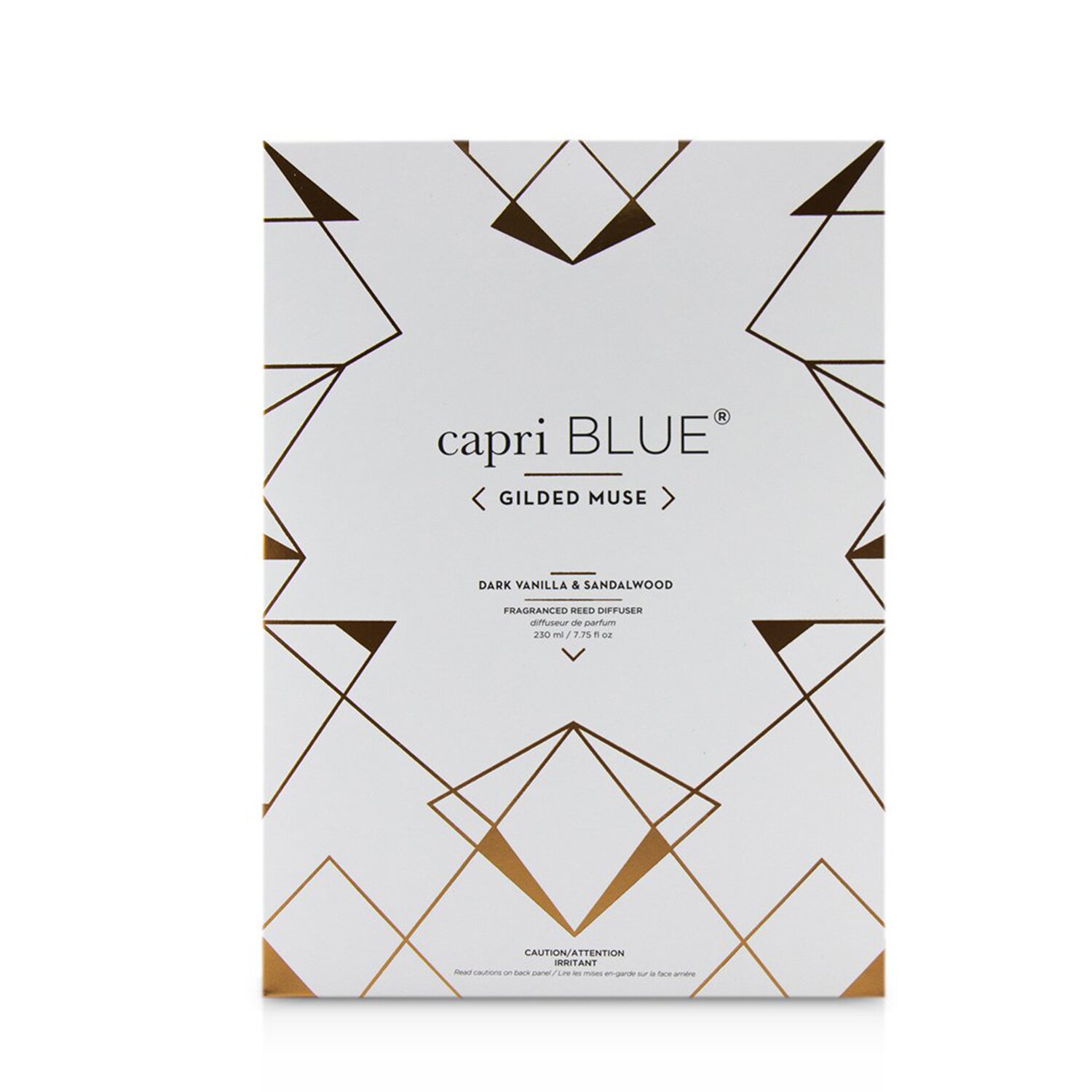 Capri Blue Gilded Muse Reed Diffuser - Dark Vanilla & Sandalwood 230ml/7.75oz