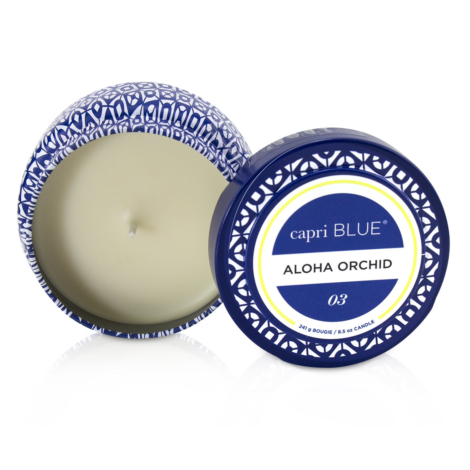 Capri Blue Printed Travel Tin Candle - Aloha Orchid 241g/8.5oz