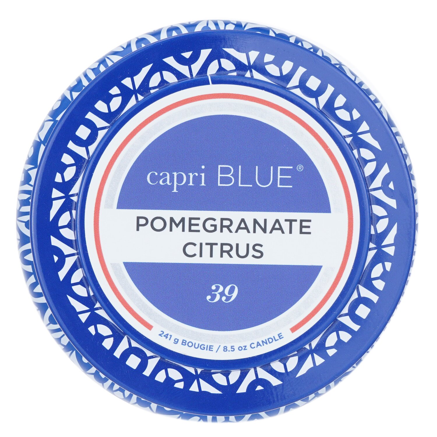 Capri Blue Printed Travel Tin Candle - Pomegranate Citrus 241g/8.5oz