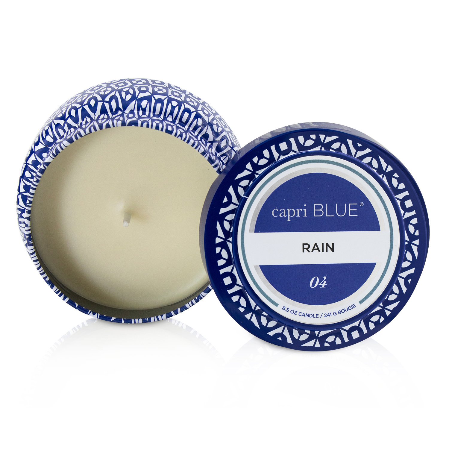 Capri Blue Printed Travel Tin Candle - Rain 241g/8.5oz