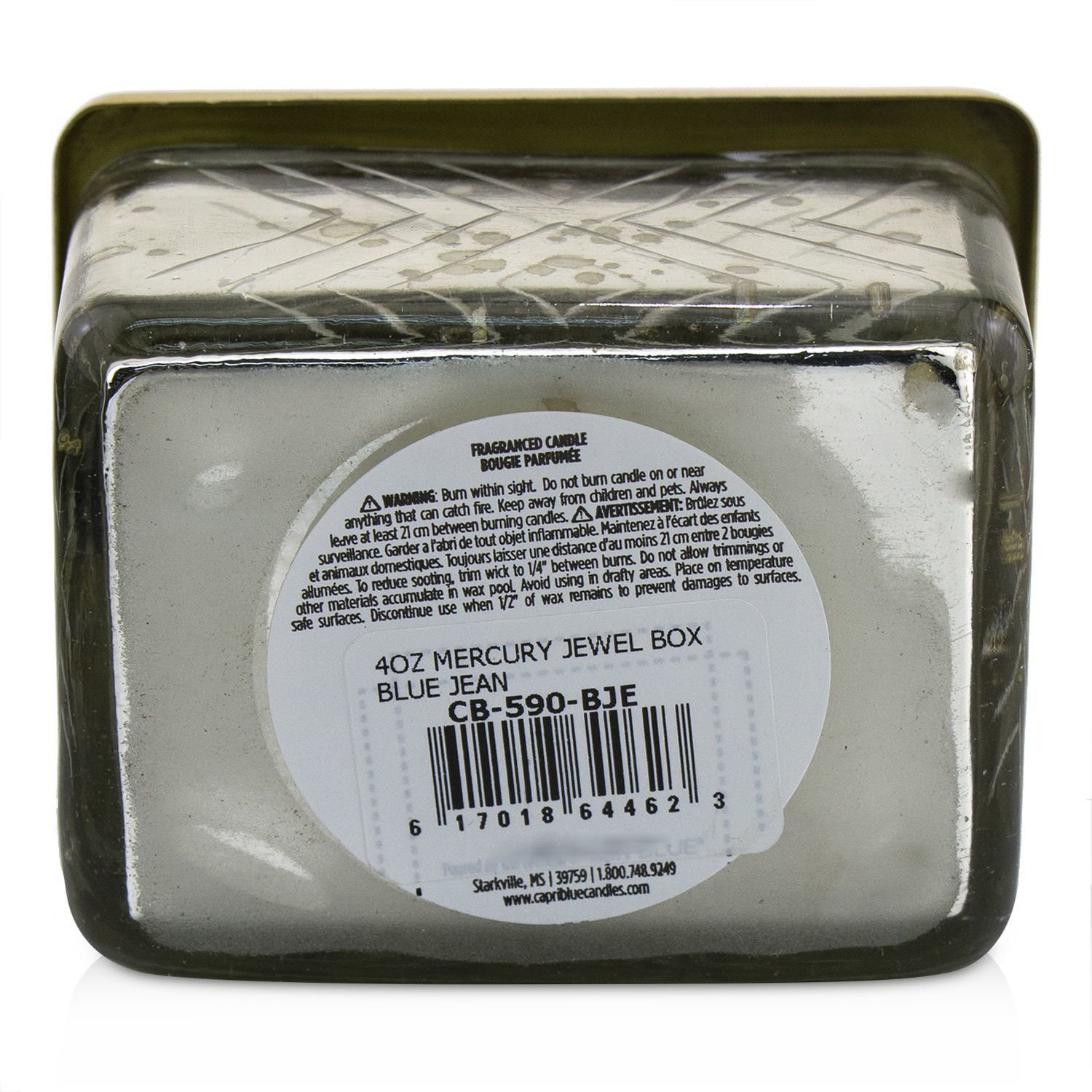 Capri Blue Mercury Jewel Box Candle - Blue Jean 113g/4oz