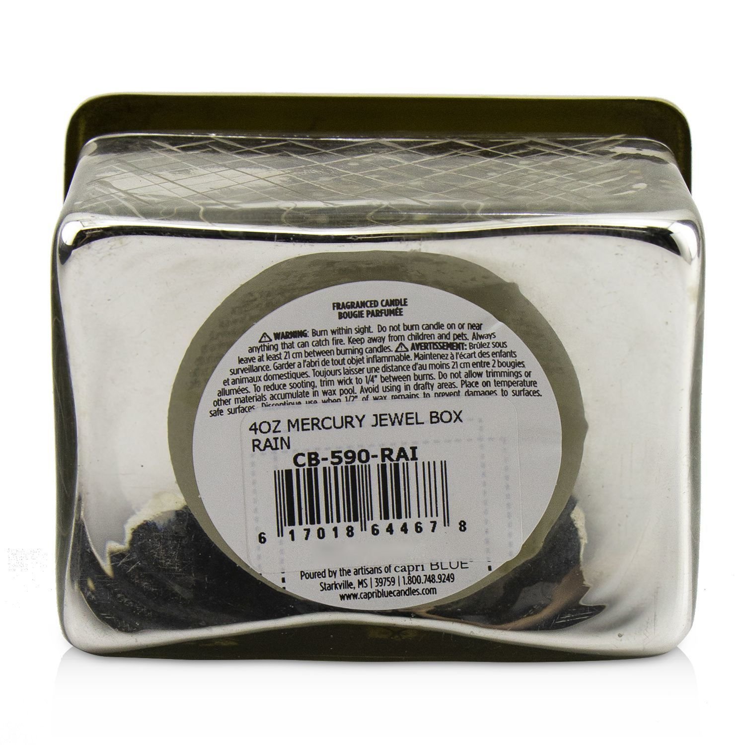 Capri Blue Mercury Jewel Box Candle - Rain 113g/4oz