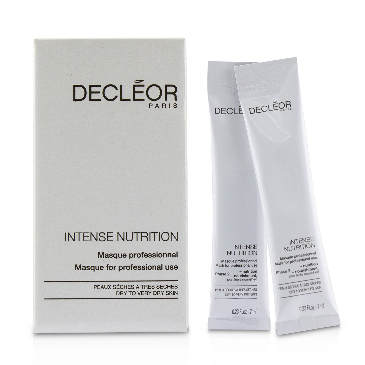 Decleor Intense Nutrition Mask (5x Phase 1-Hydration, 5x Phase 2-Nourishment) - For Dry to Very Dry Skin (Salon Product) 10x7ml/0.23oz