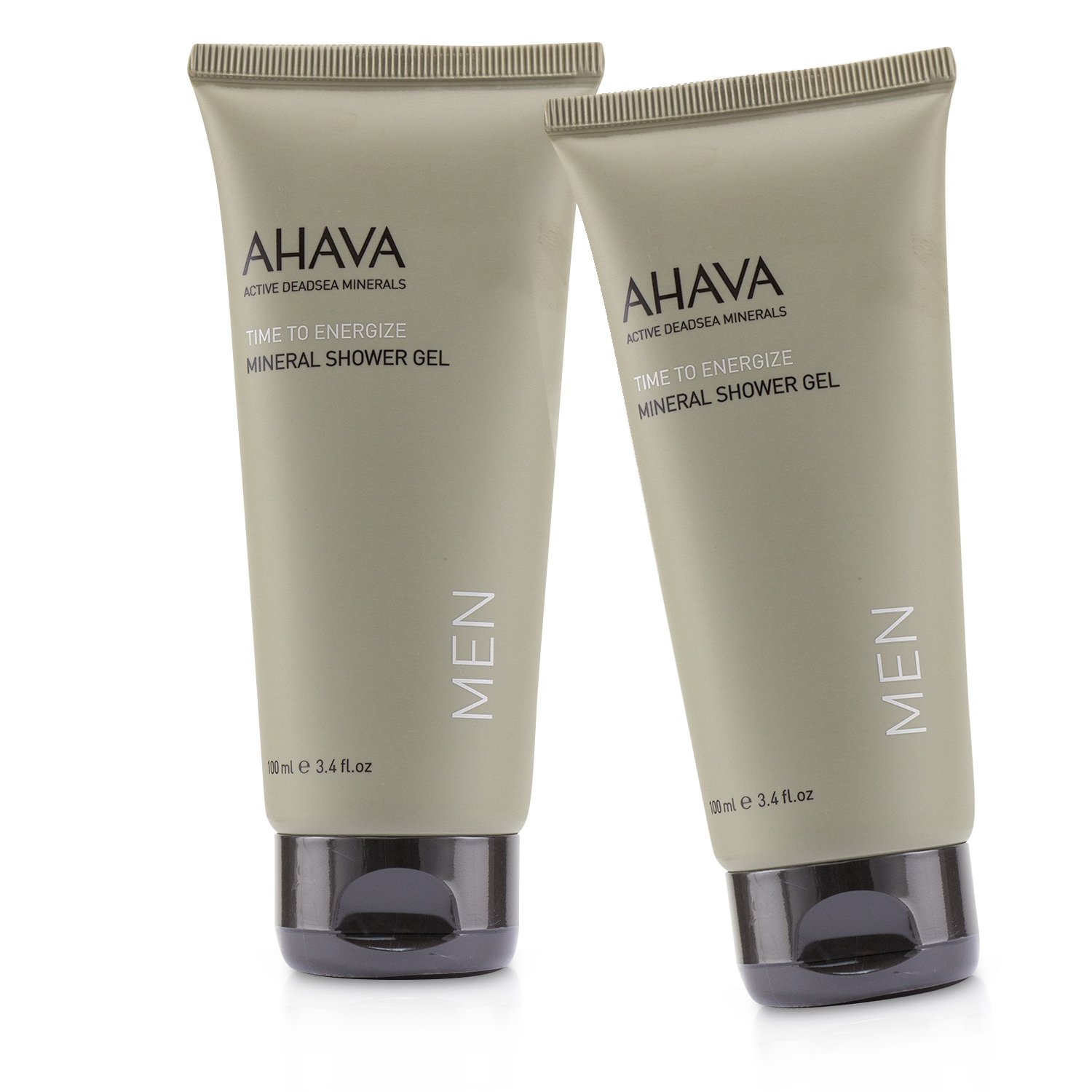 Ahava Time To Energize Mineral Shower Gel (Travel Size) Duo Pack 2x100ml/3.4oz