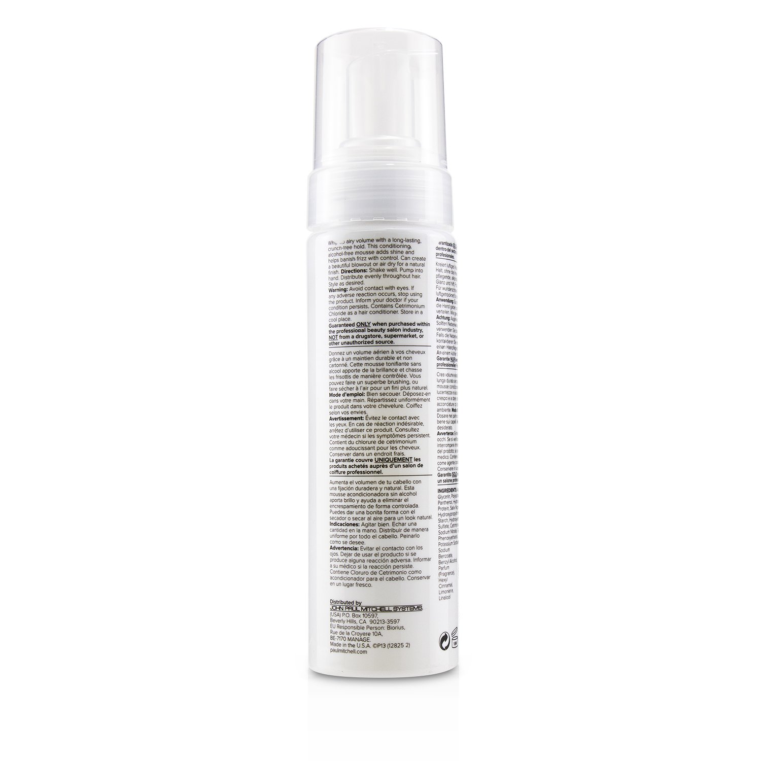 Paul Mitchell Invisiblewear Volume Whip (Humidity Resistance - Natural Hold) 200ml/6.8oz