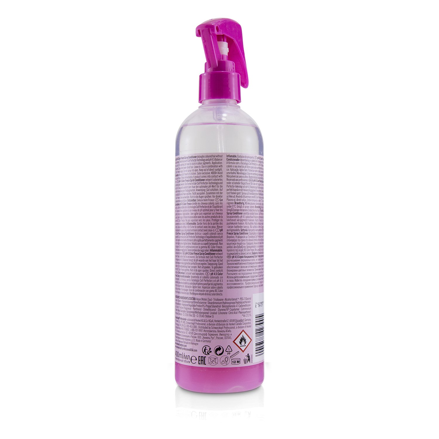 Schwarzkopf BC Bonacure pH 4.5 Color Freeze Spray Conditioner (For Coloured Hair) 400ml/13.5oz