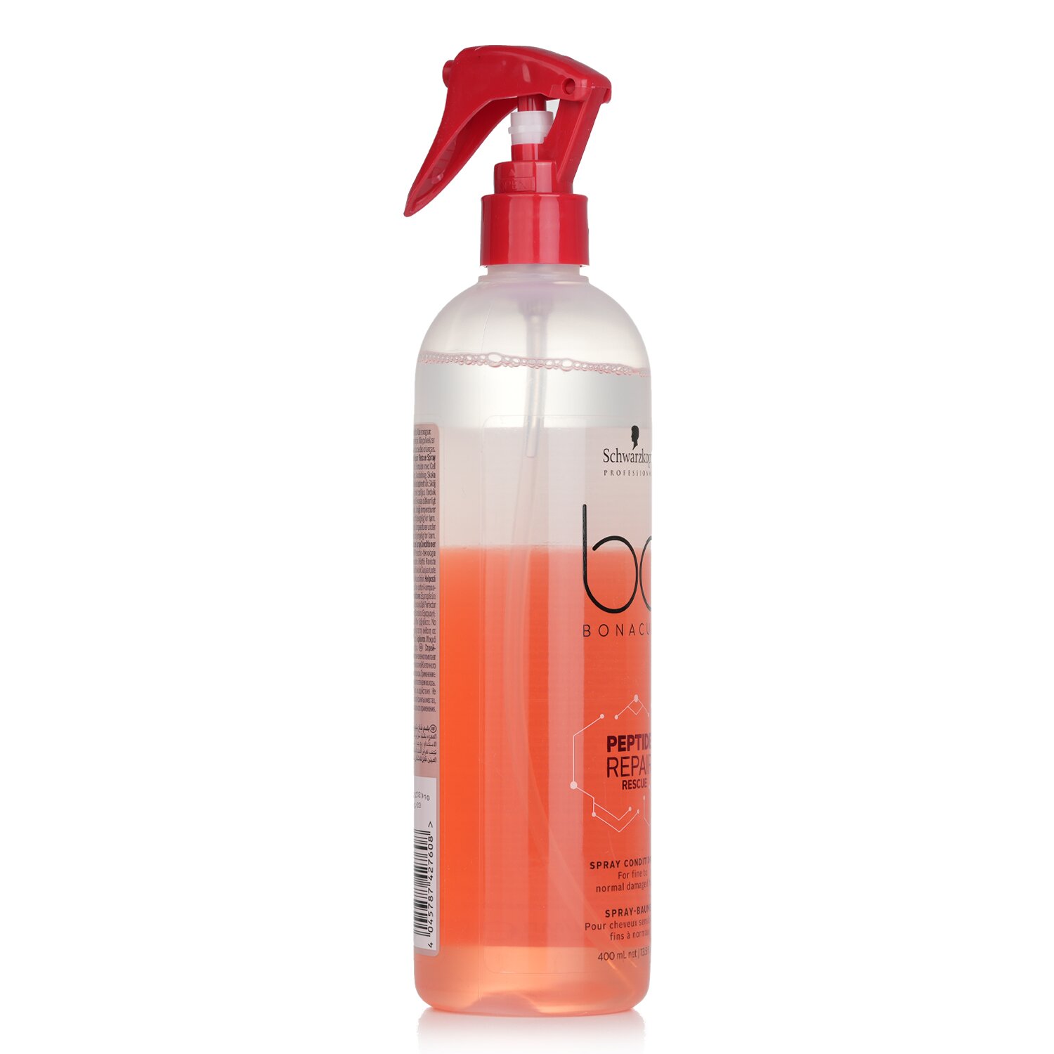 Schwarzkopf BC Bonacure Peptide Repair Rescue Spray Conditioner (For Fine to Normal Damaged Hair) 400ml/13.5oz