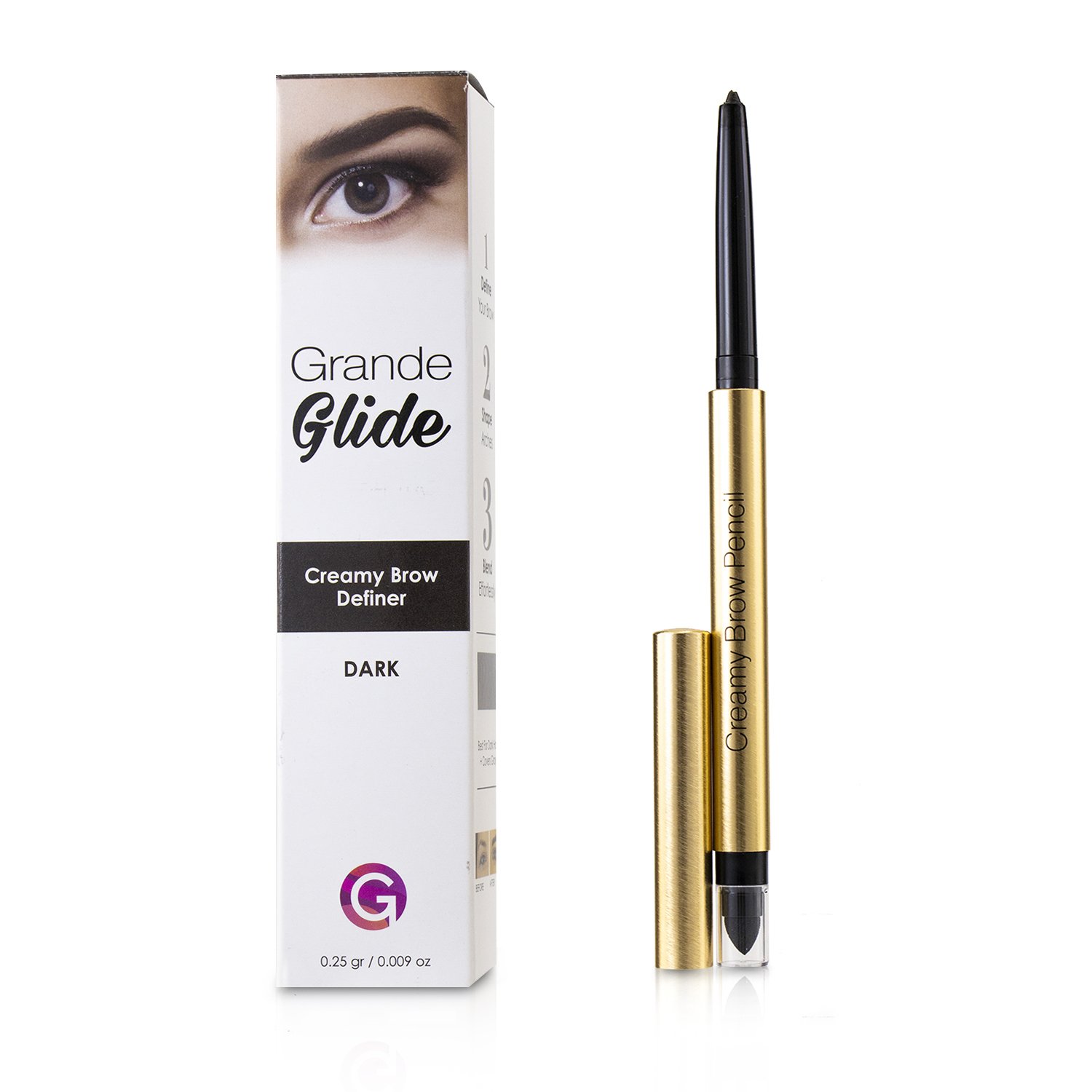Grande Cosmetics (GrandeLash) GrandeGLIDE Creamy Brow Definer 0.25g/0.009oz